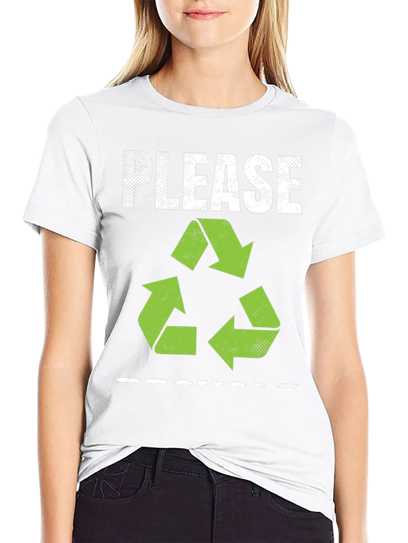 Eco-Friendly Please Recycle Graphic Tee