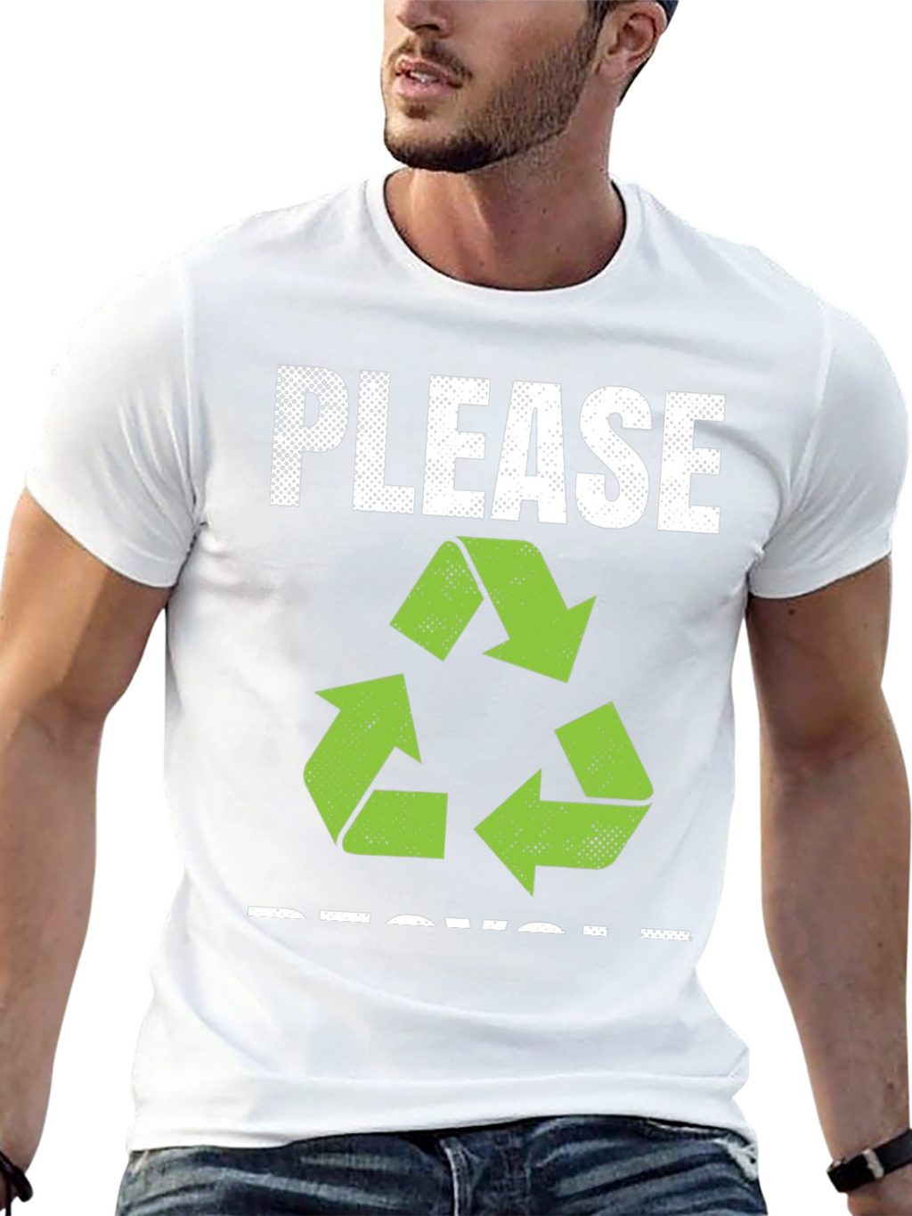 Eco-Friendly Please Recycle Graphic Tee