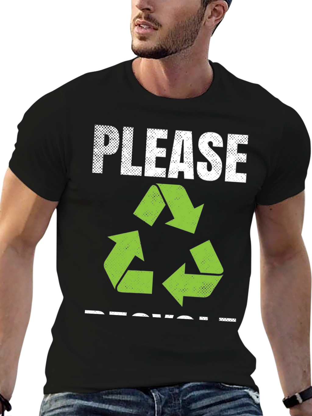 Eco-Friendly Please Recycle Graphic Tee