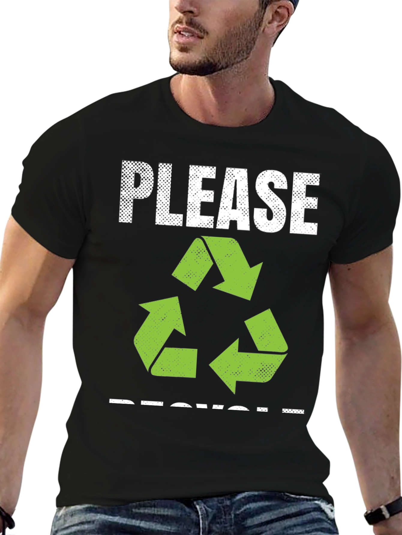 Eco-Friendly Please Recycle Graphic Tee