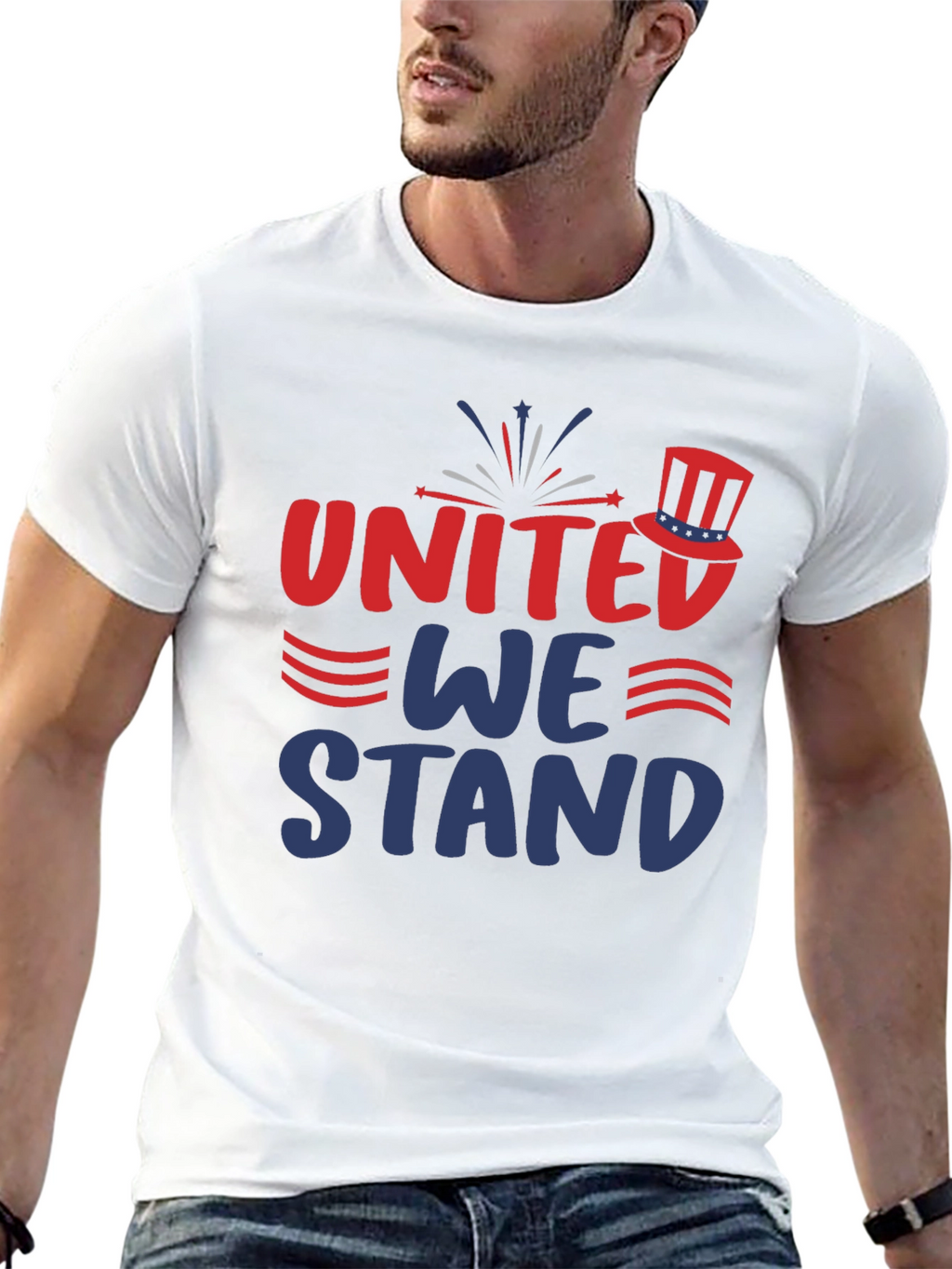 United We Stand Patriotic T-Shirt