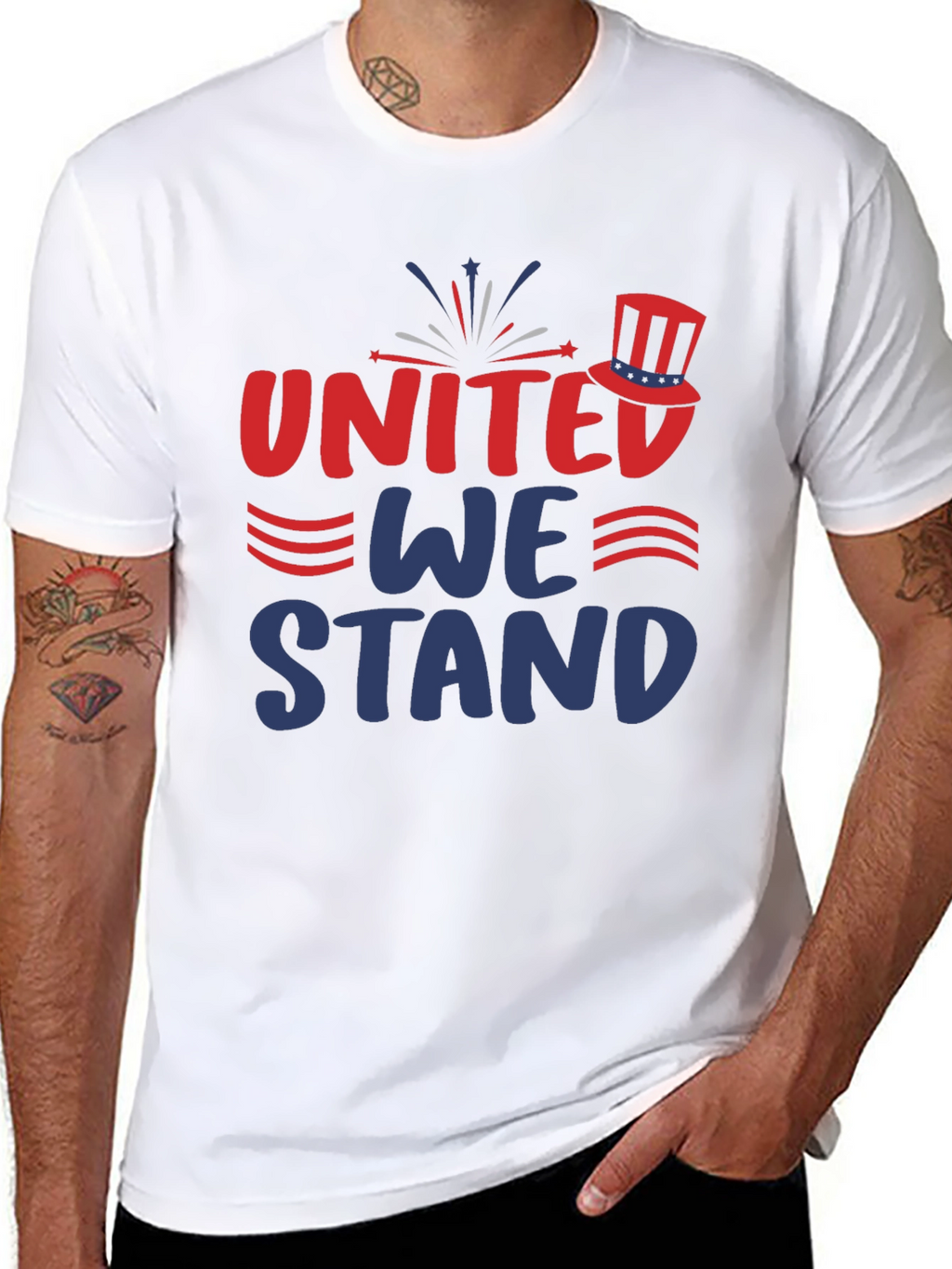 United We Stand Patriotic T-Shirt