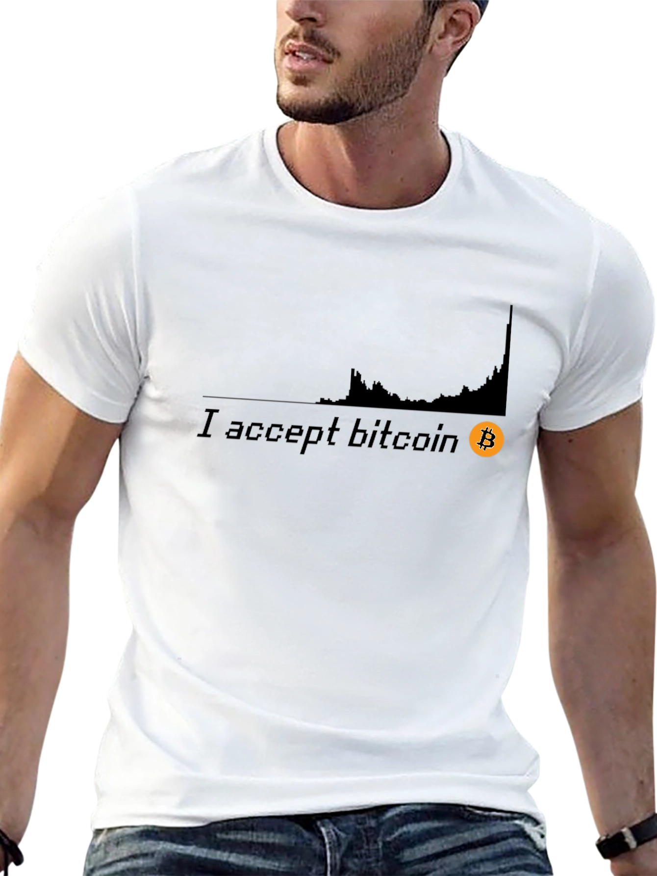 I Accept Bitcoin T-Shirt - Crypto Investor Tee