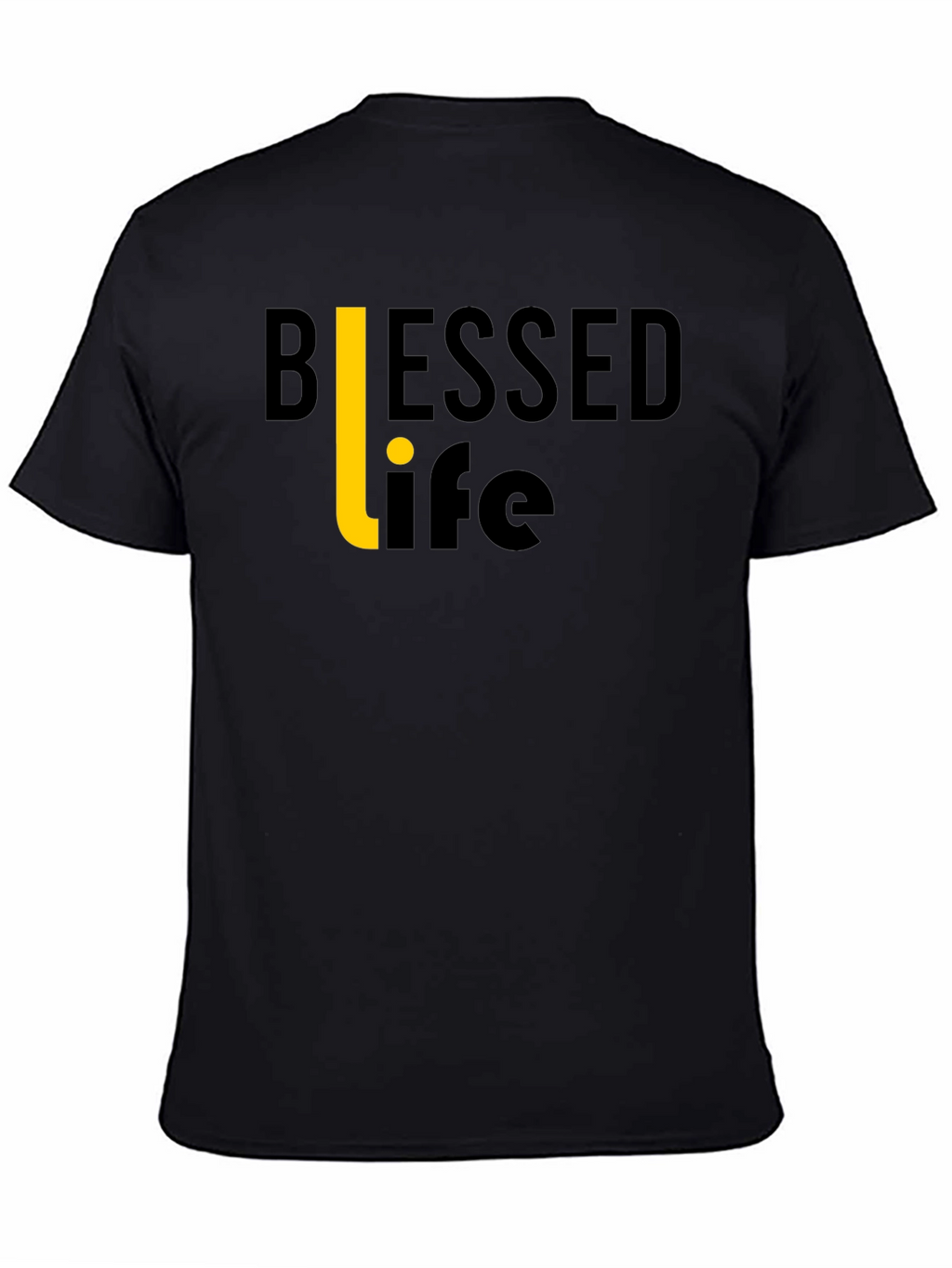 Blessed Life Black T-Shirt Graphic Tee