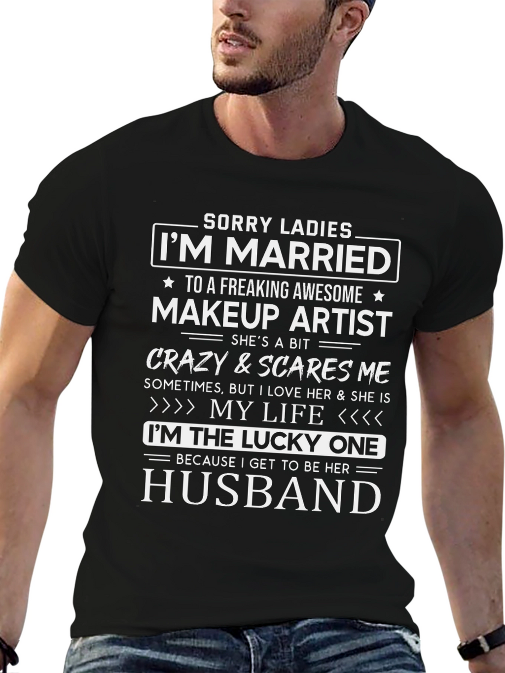 Married to Makeup Artist Graphic T-Shirt