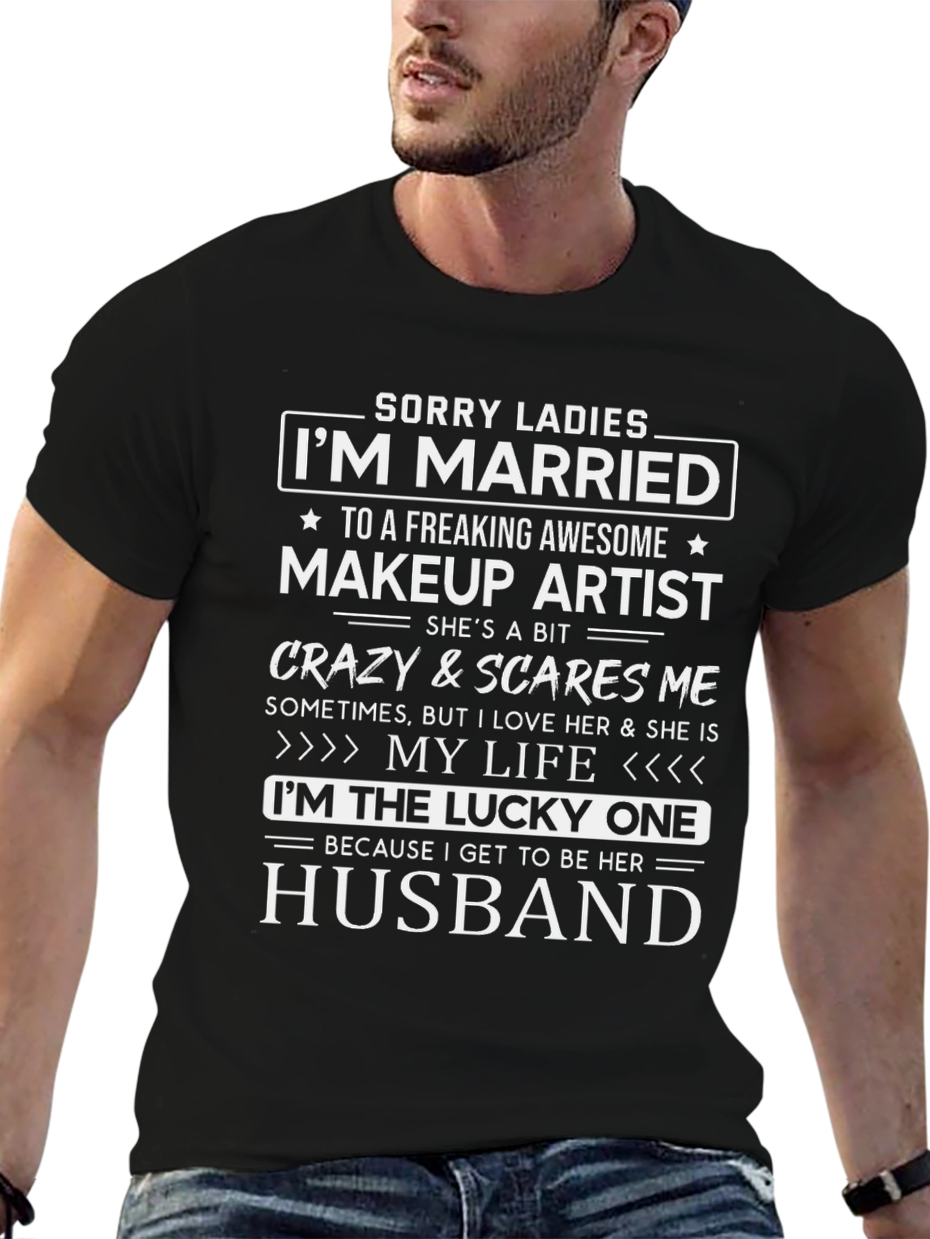 Married to Makeup Artist Graphic T-Shirt