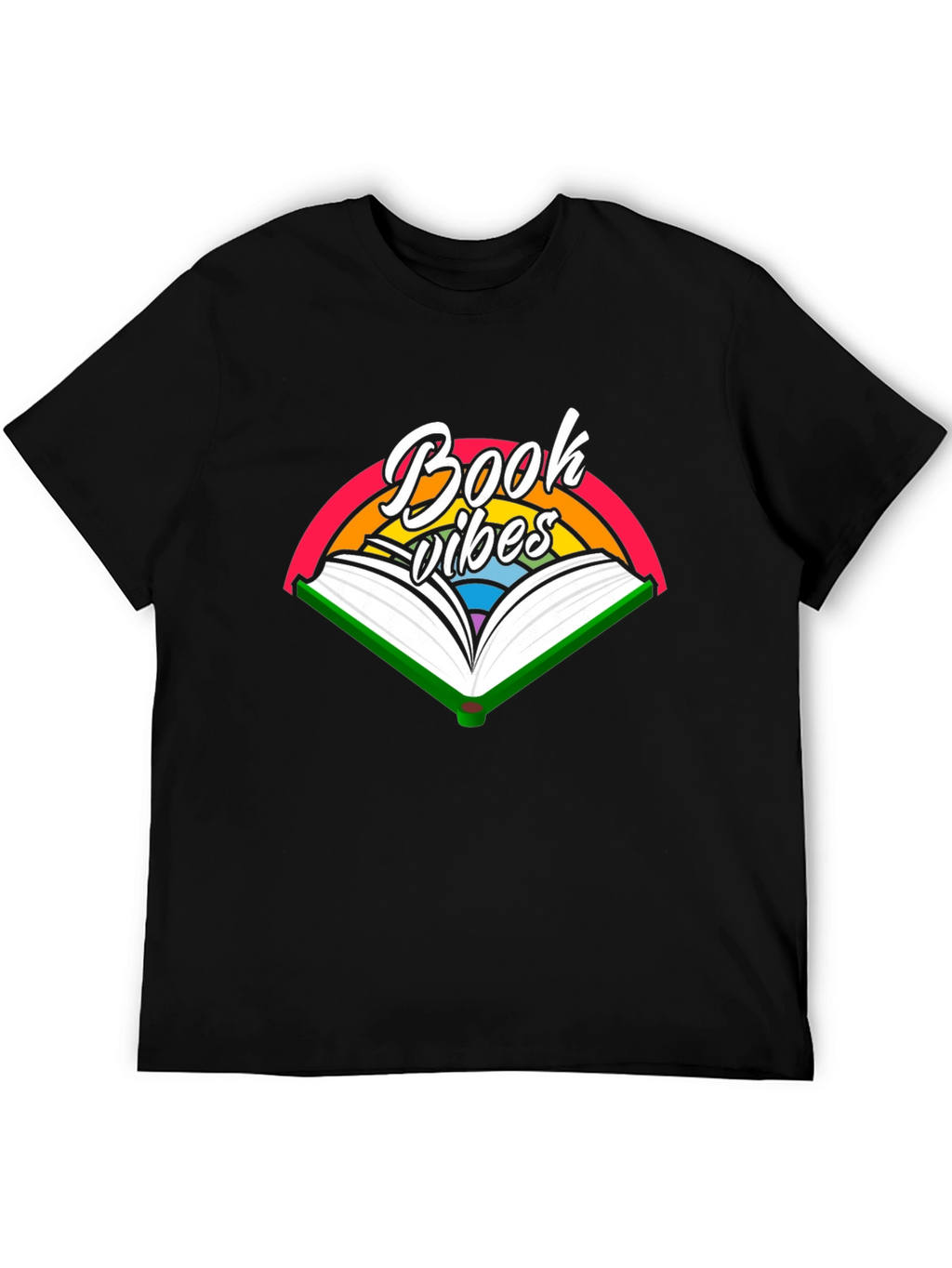 Book Vibes Graphic Tee - Reading Rainbow T-Shirt