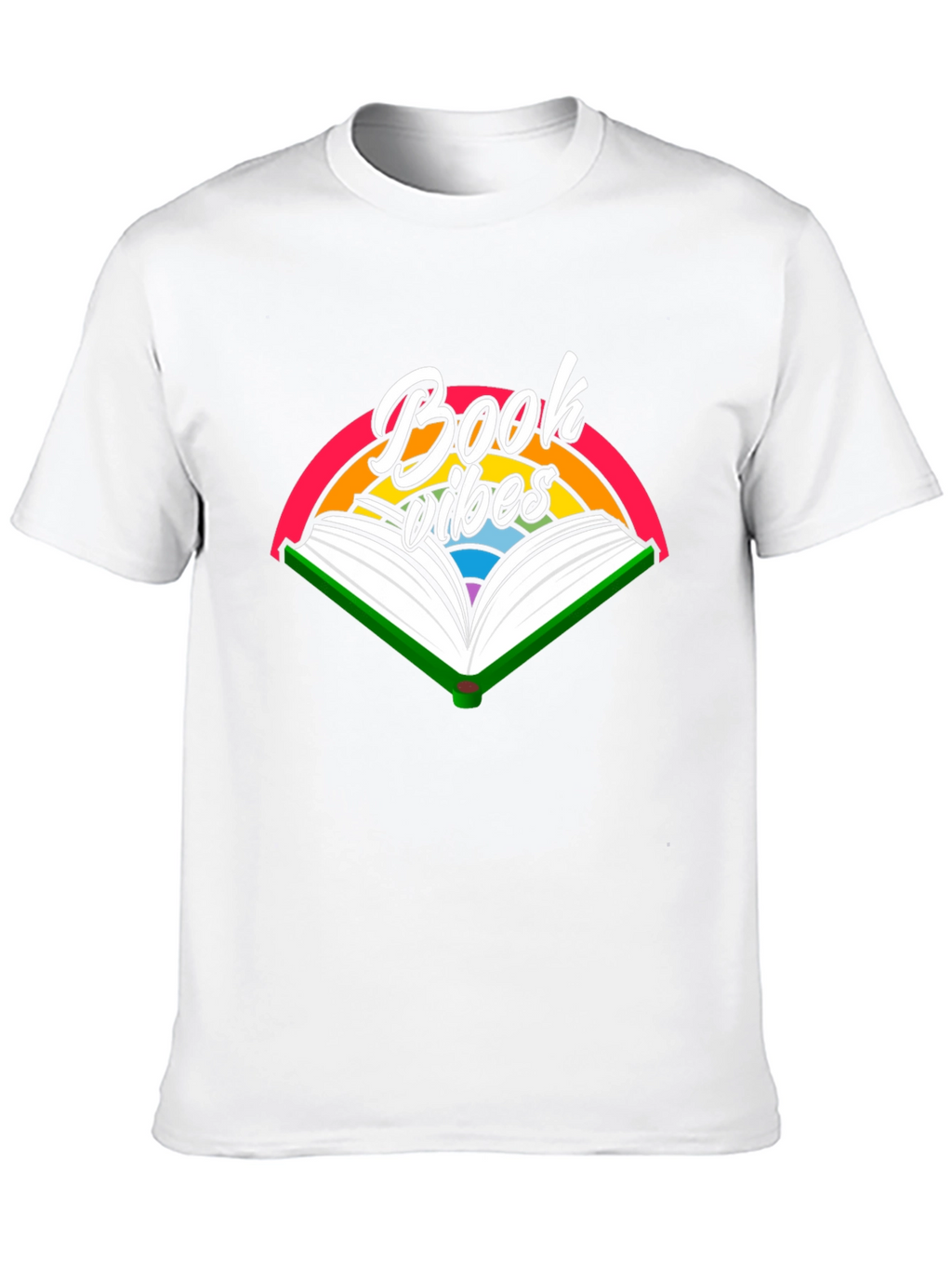 Book Vibes Graphic Tee - Reading Rainbow T-Shirt