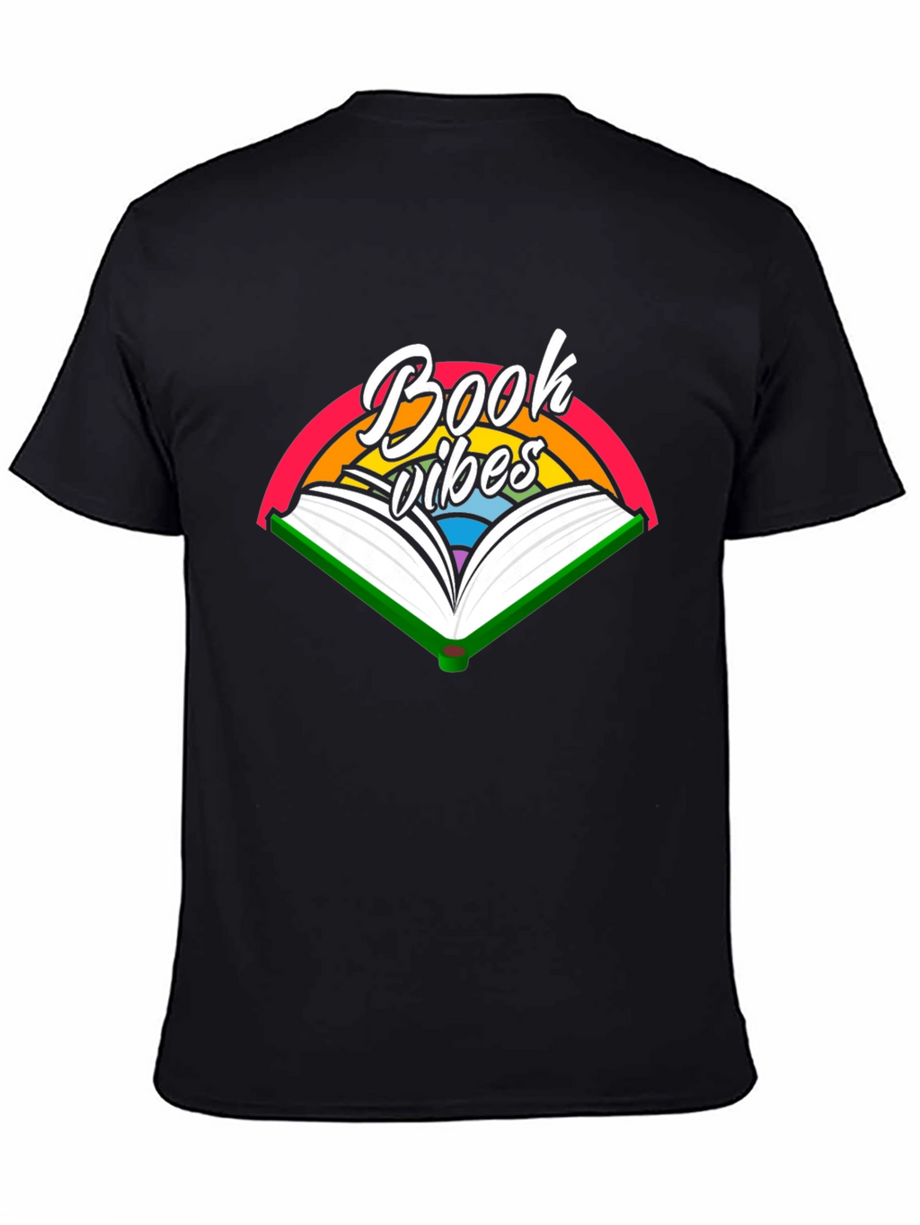 Book Vibes Graphic Tee - Reading Rainbow T-Shirt