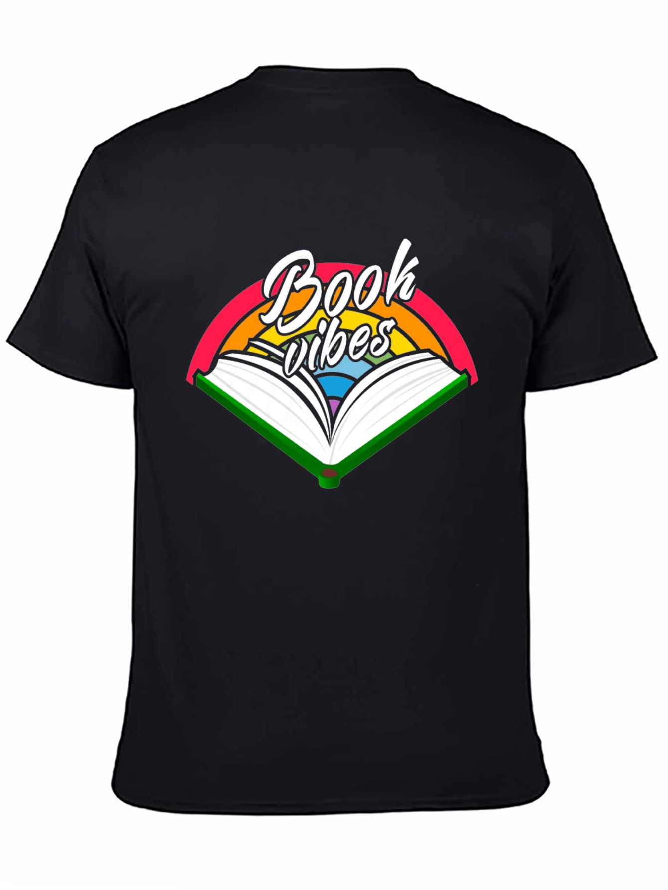 Book Vibes Graphic Tee - Reading Rainbow T-Shirt