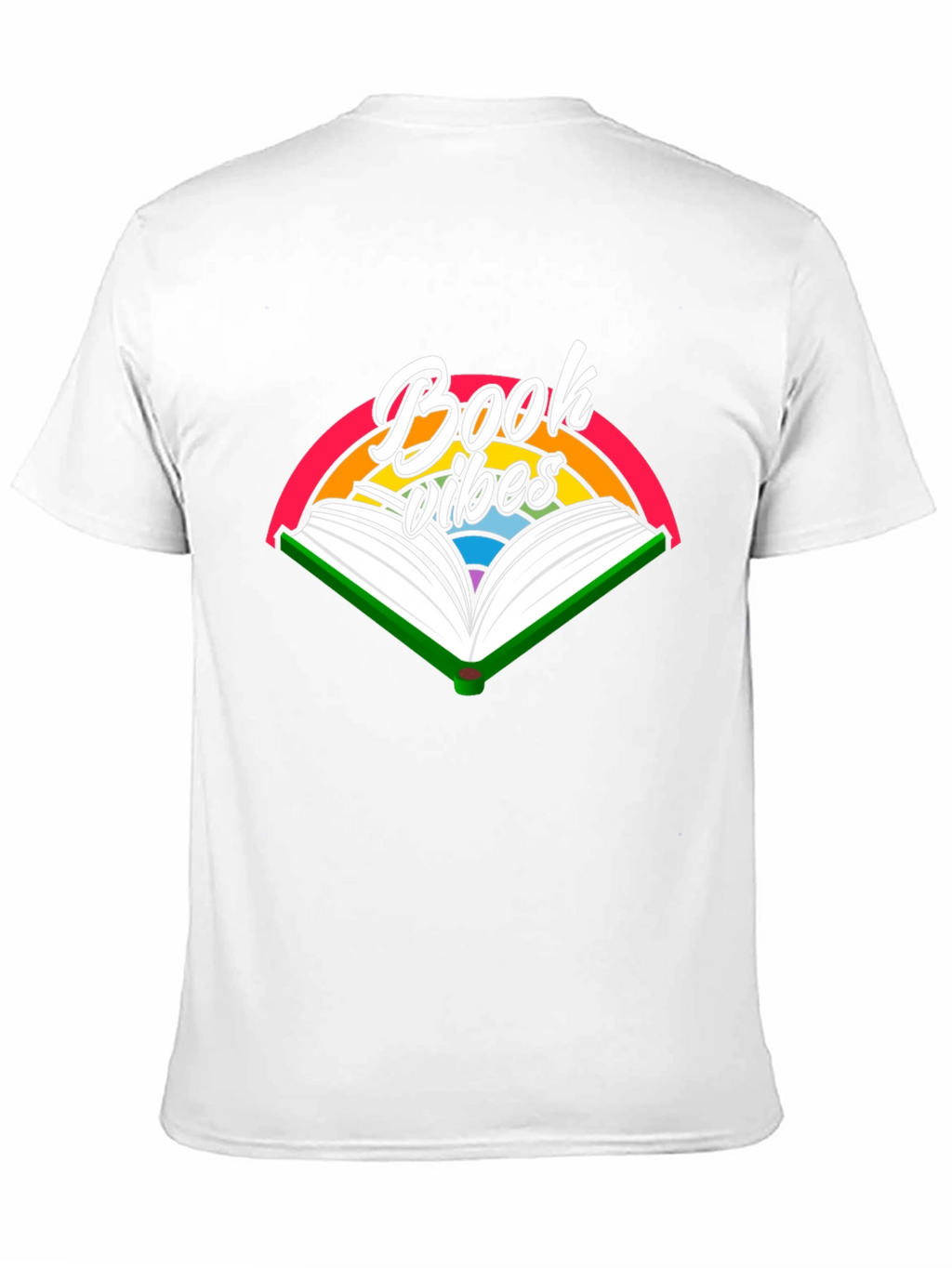 Book Vibes Graphic Tee - Reading Rainbow T-Shirt