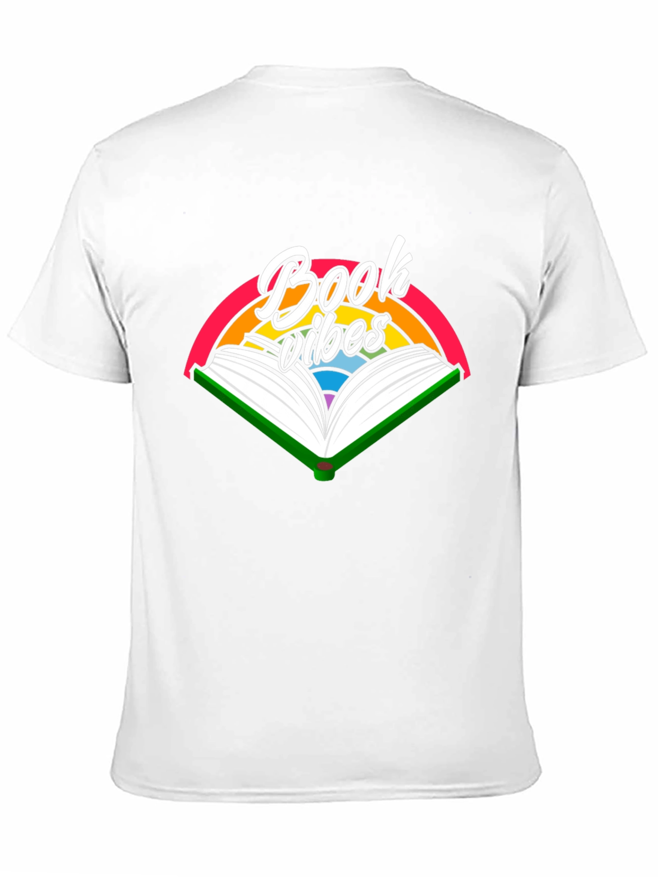 Book Vibes Graphic Tee - Reading Rainbow T-Shirt
