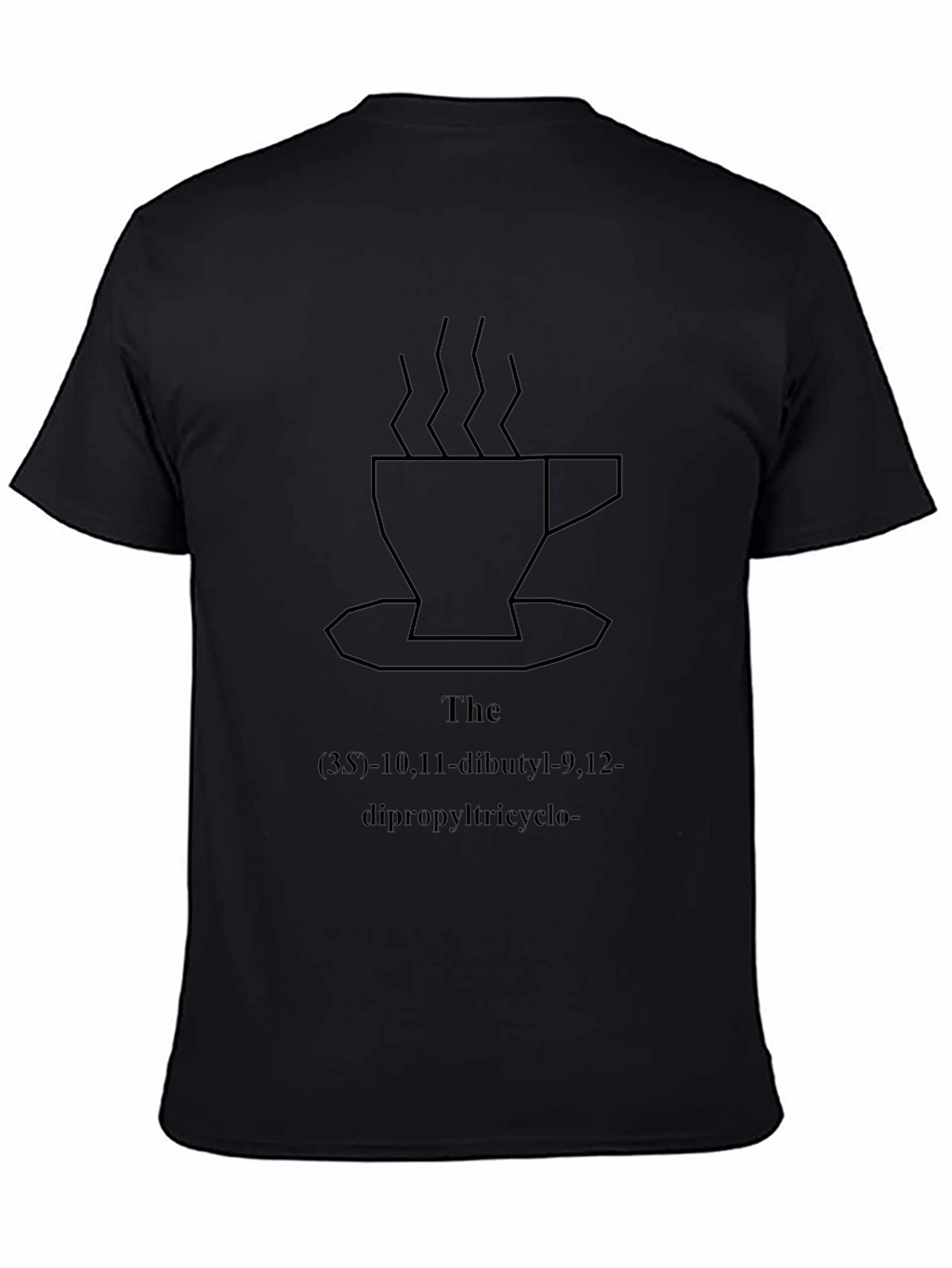 Coffee Molecule T-Shirt - Black