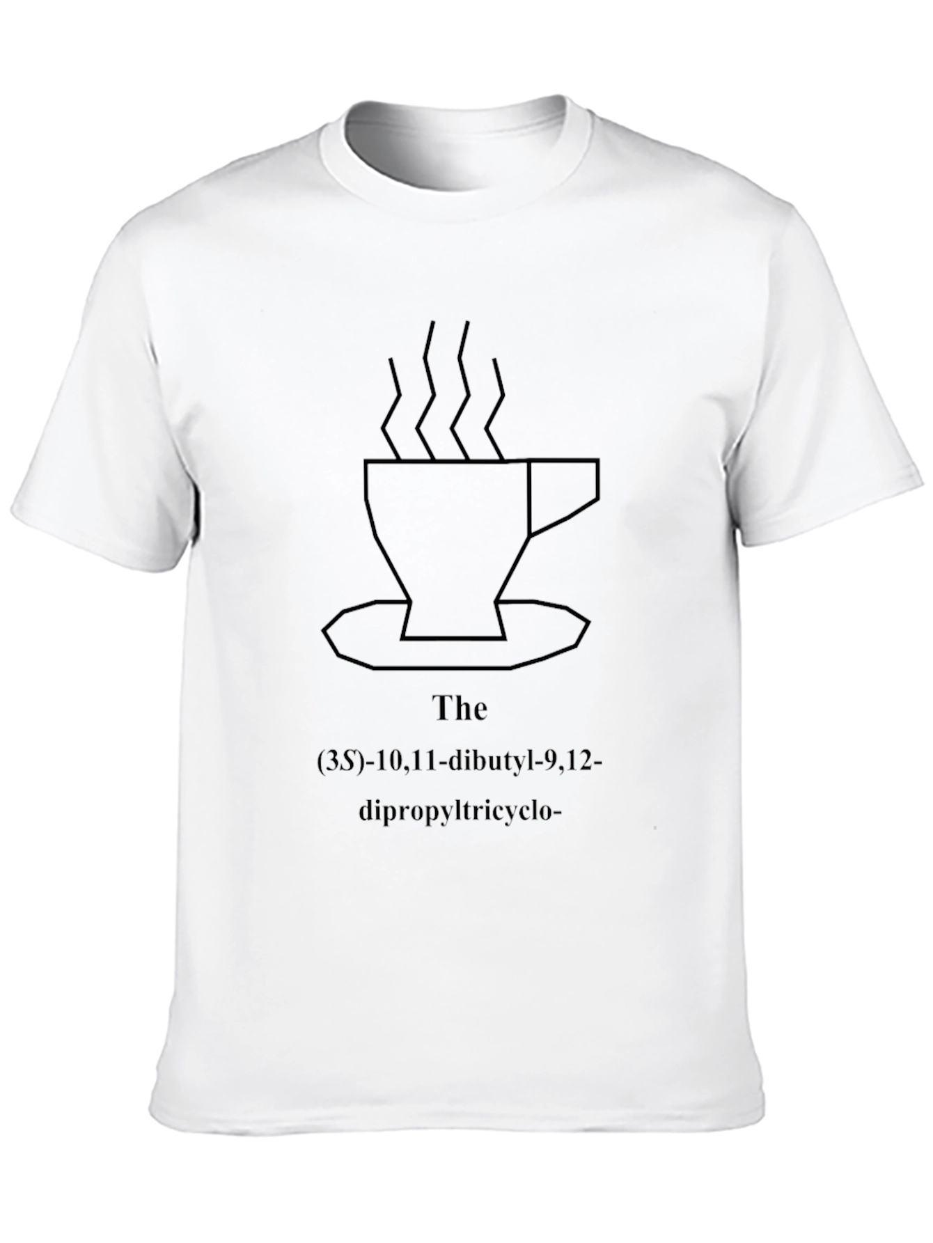 Coffee Molecule T-Shirt - Black