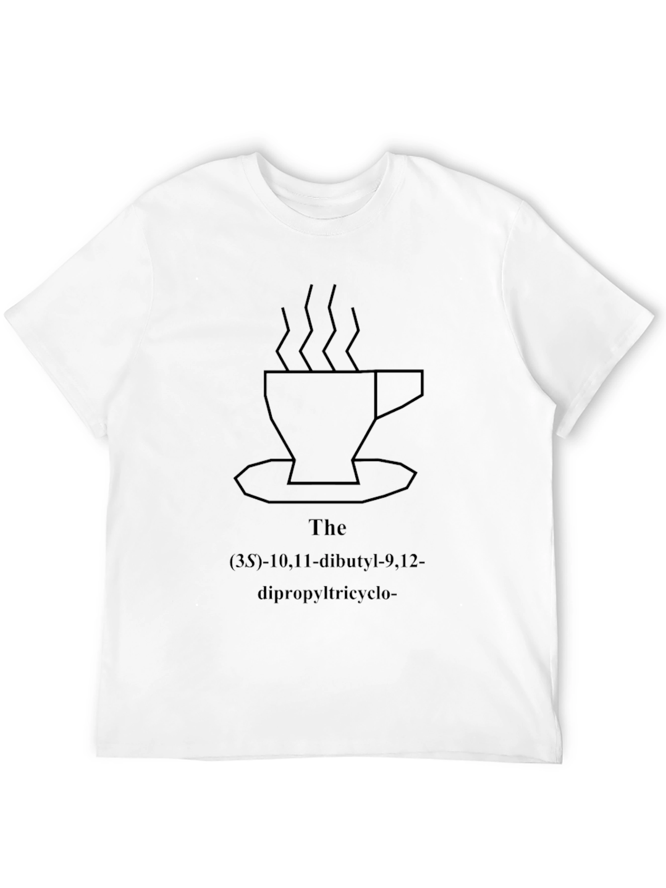 Coffee Molecule T-Shirt - Black