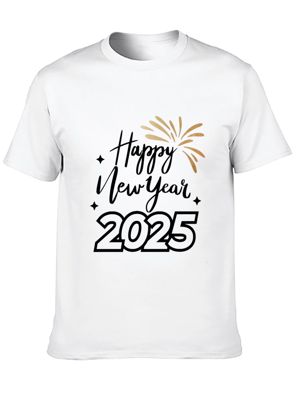 Happy New Year 2025 Graphic Tee