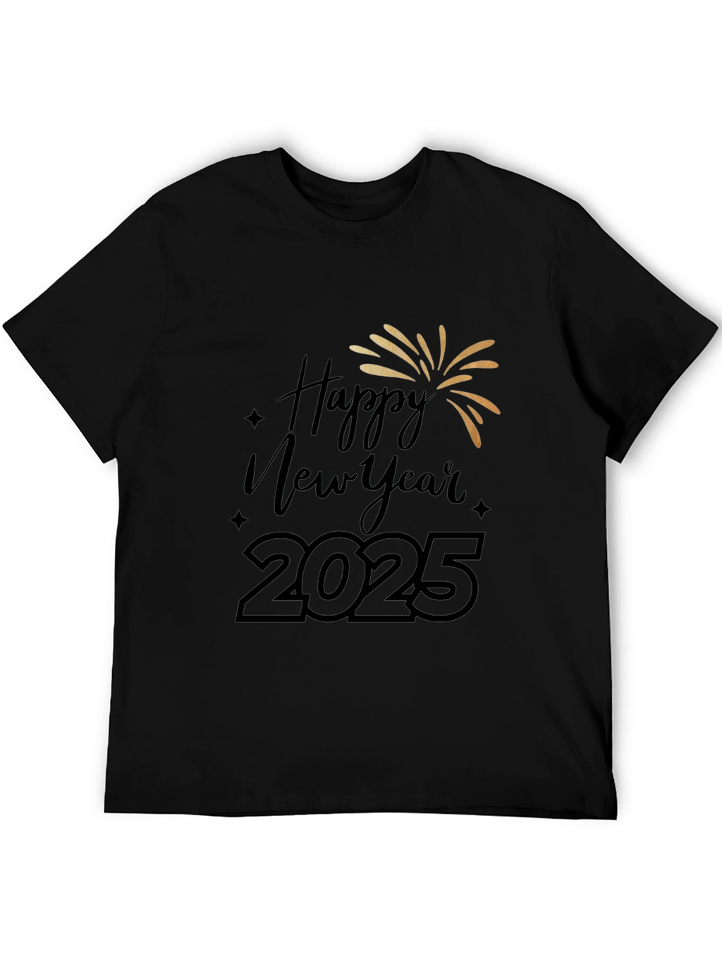 Happy New Year 2025 Graphic Tee