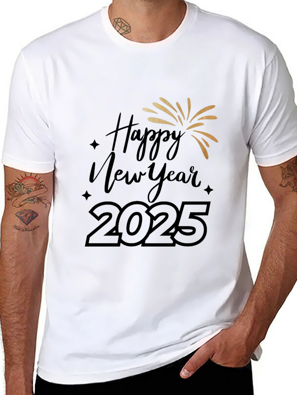 Happy New Year 2025 Graphic Tee