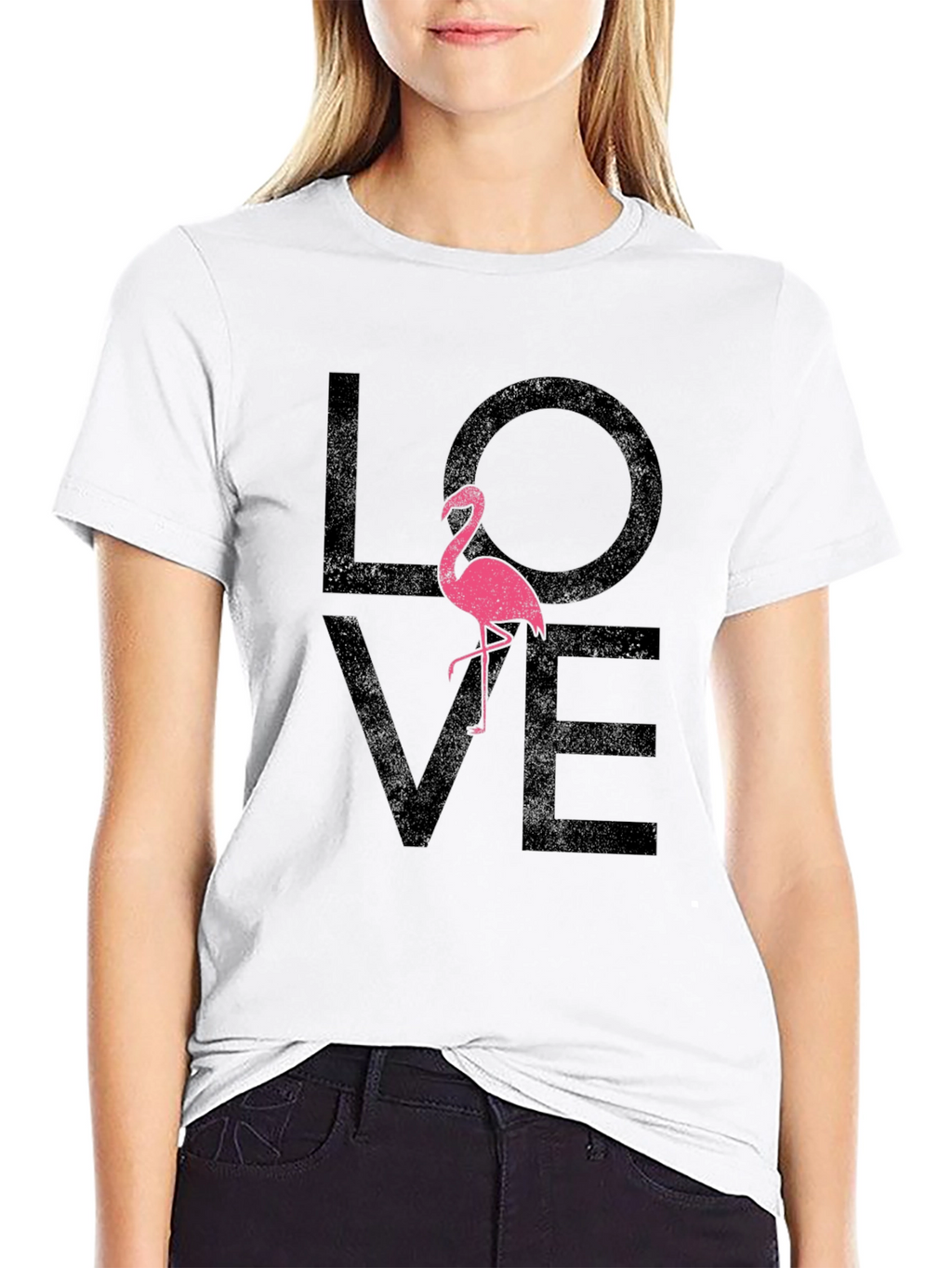 Flamingo Love T-Shirt - Stylish Graphic Tee