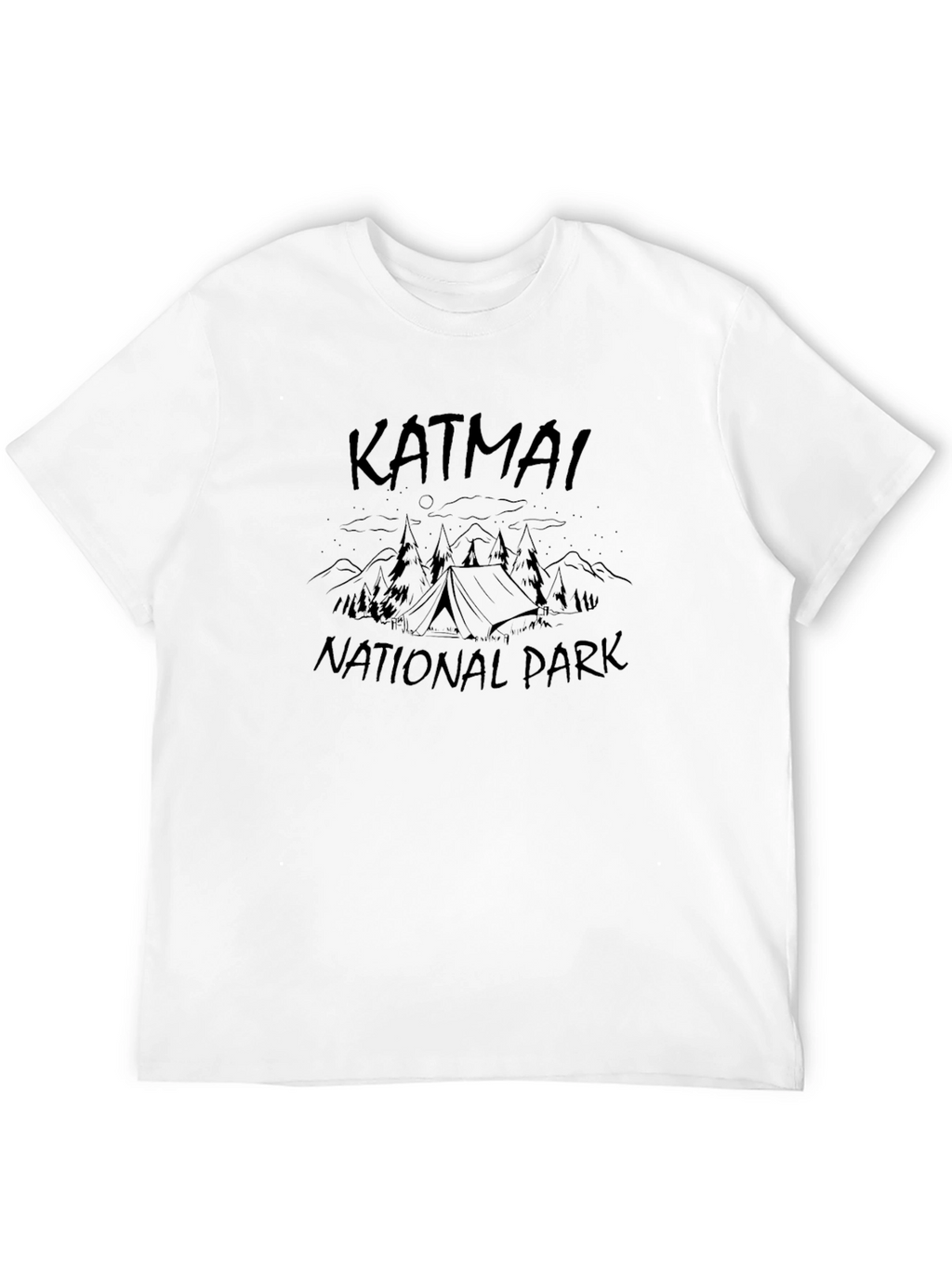 Katmai National Park Graphic T-Shirt - Black