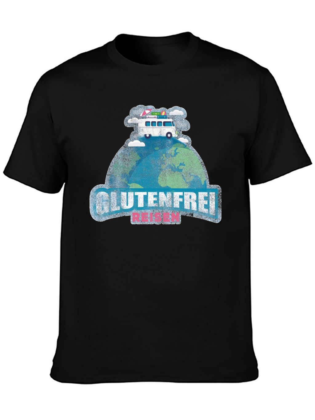 Glutenfrei Reisen T-Shirt - Travel Adventure