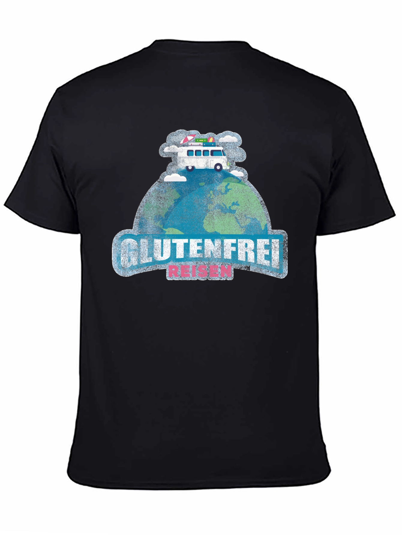 Glutenfrei Reisen T-Shirt - Travel Adventure