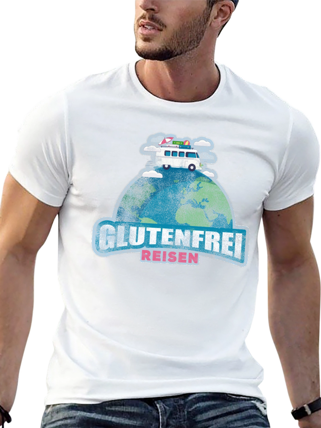 Glutenfrei Reisen T-Shirt - Travel Adventure