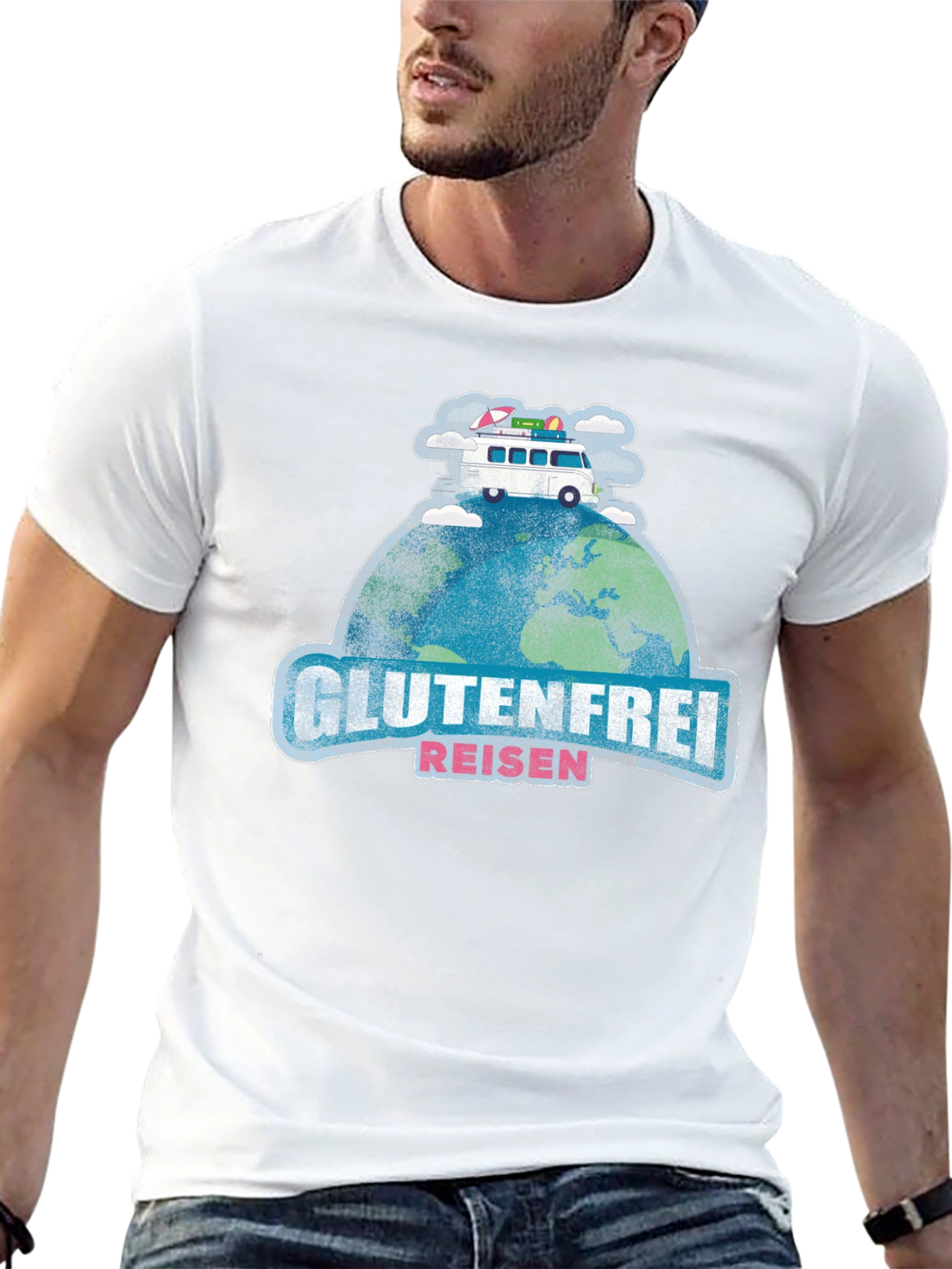Glutenfrei Reisen T-Shirt - Travel Adventure