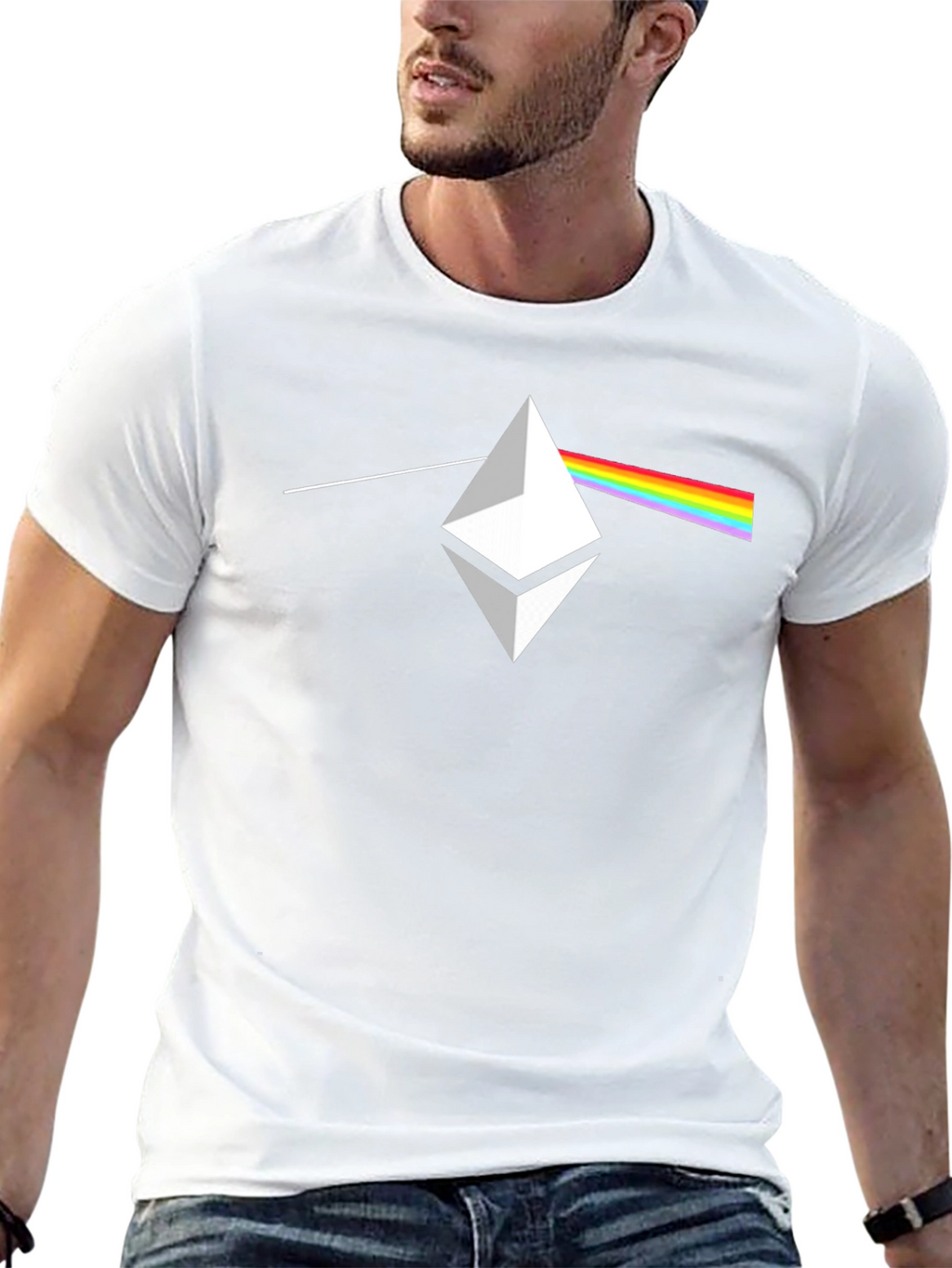 Ethereum Prism Black T-Shirt