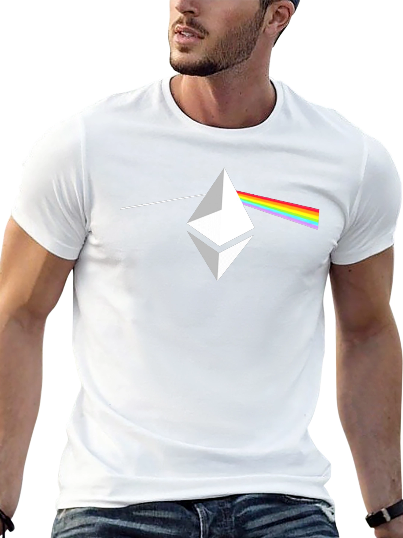 Ethereum Prism Black T-Shirt