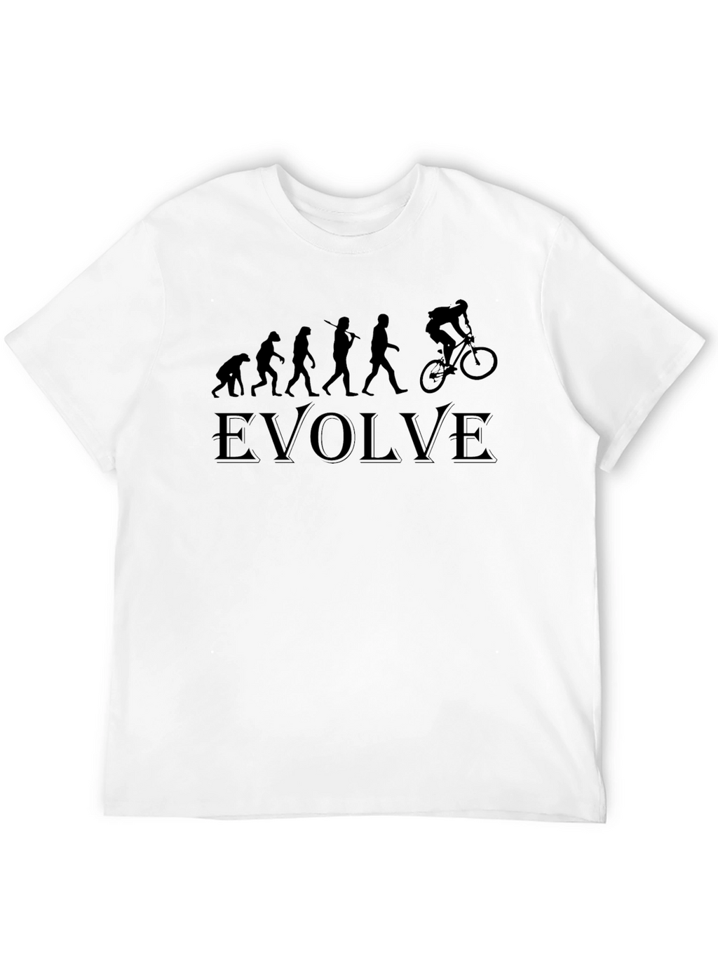 Evolve Biking T-Shirt - Human Evolution Design