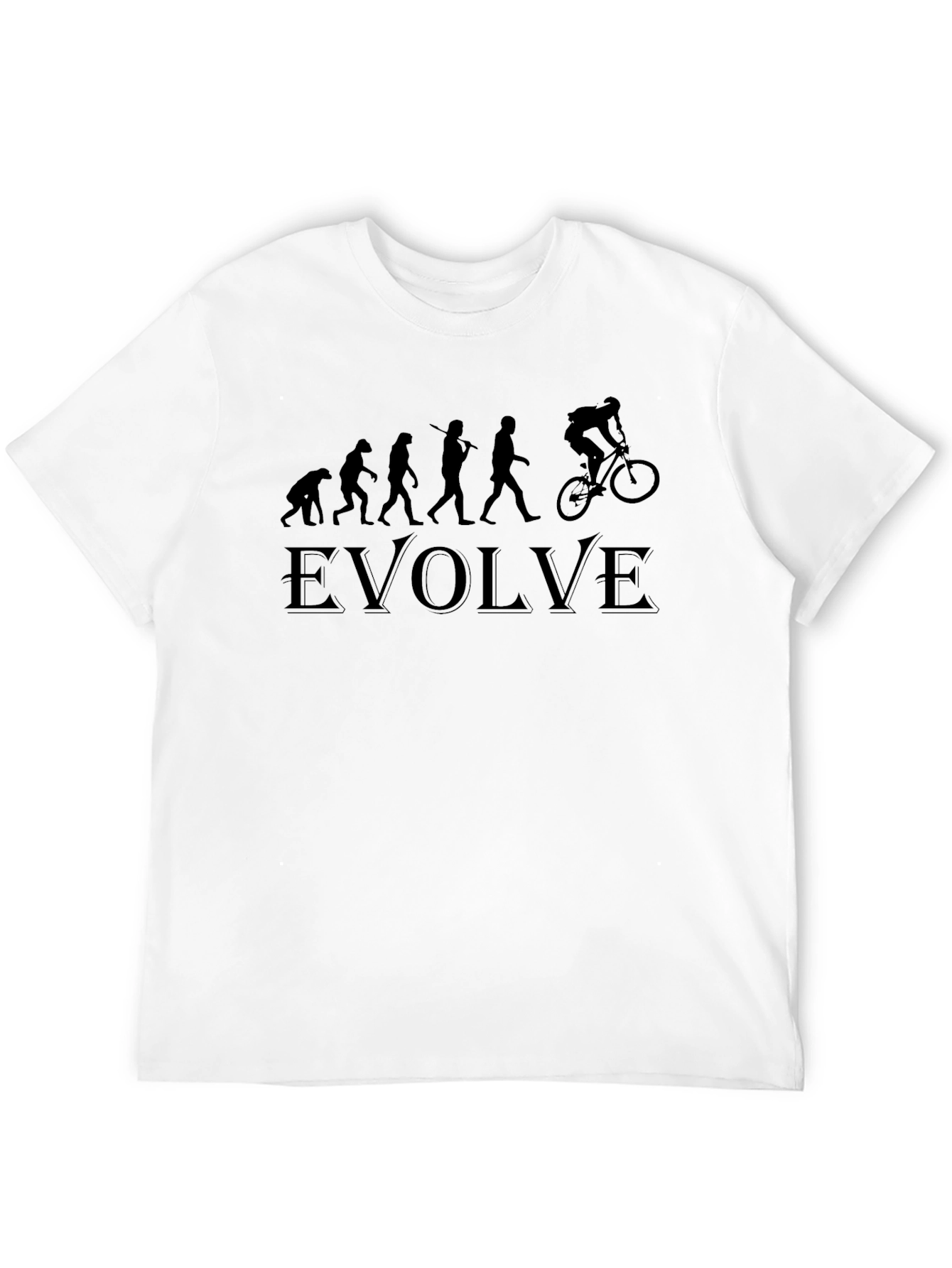 Evolve Biking T-Shirt - Human Evolution Design