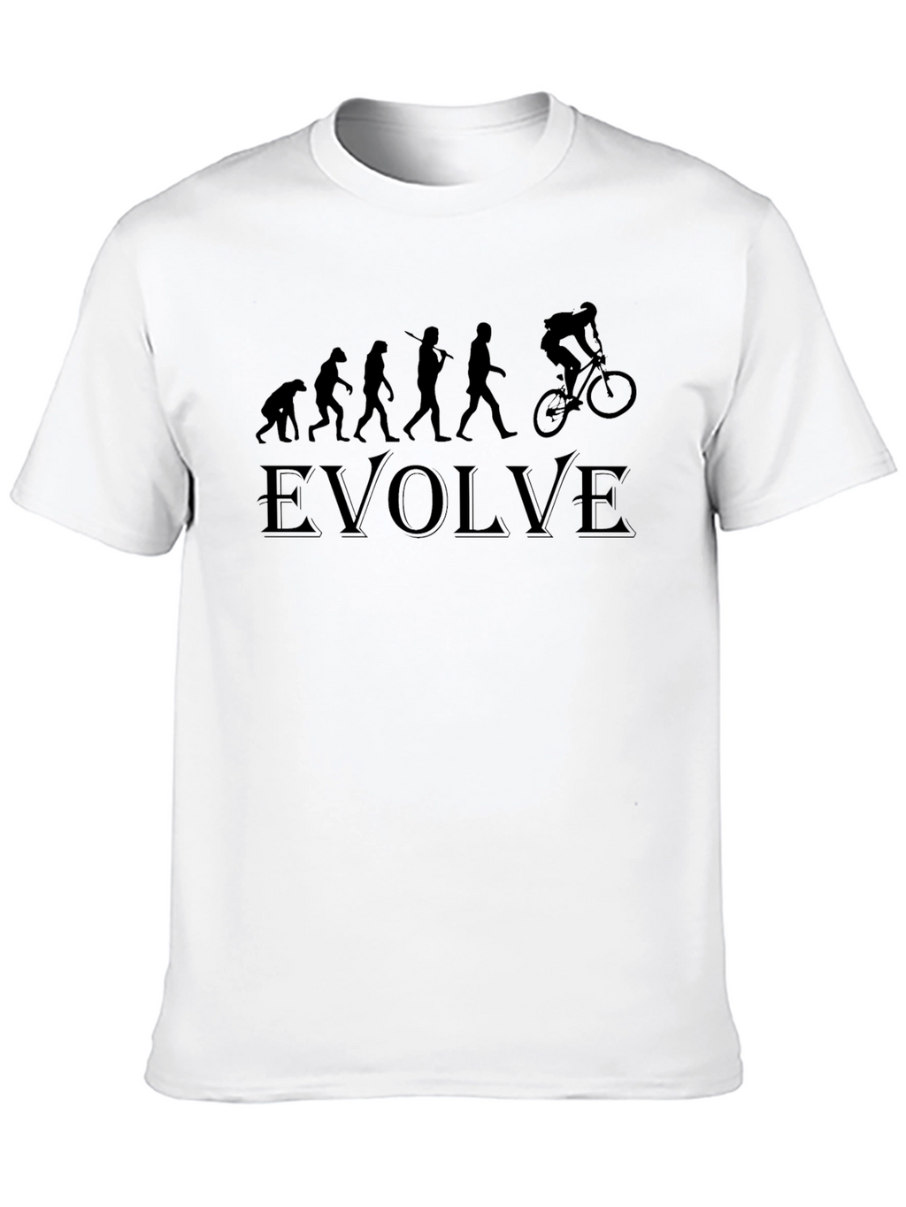 Evolve Biking T-Shirt - Human Evolution Design