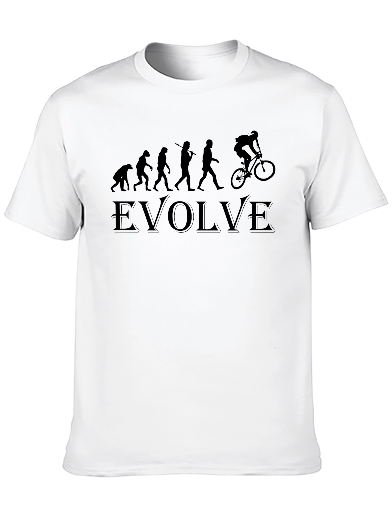 Evolve Biking T-Shirt - Human Evolution Design