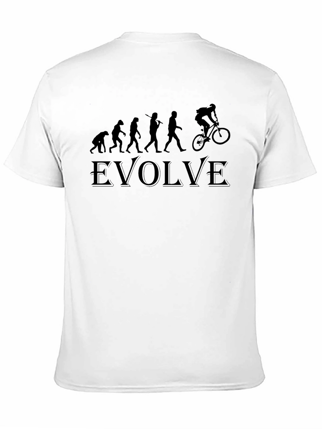 Evolve Biking T-Shirt - Human Evolution Design