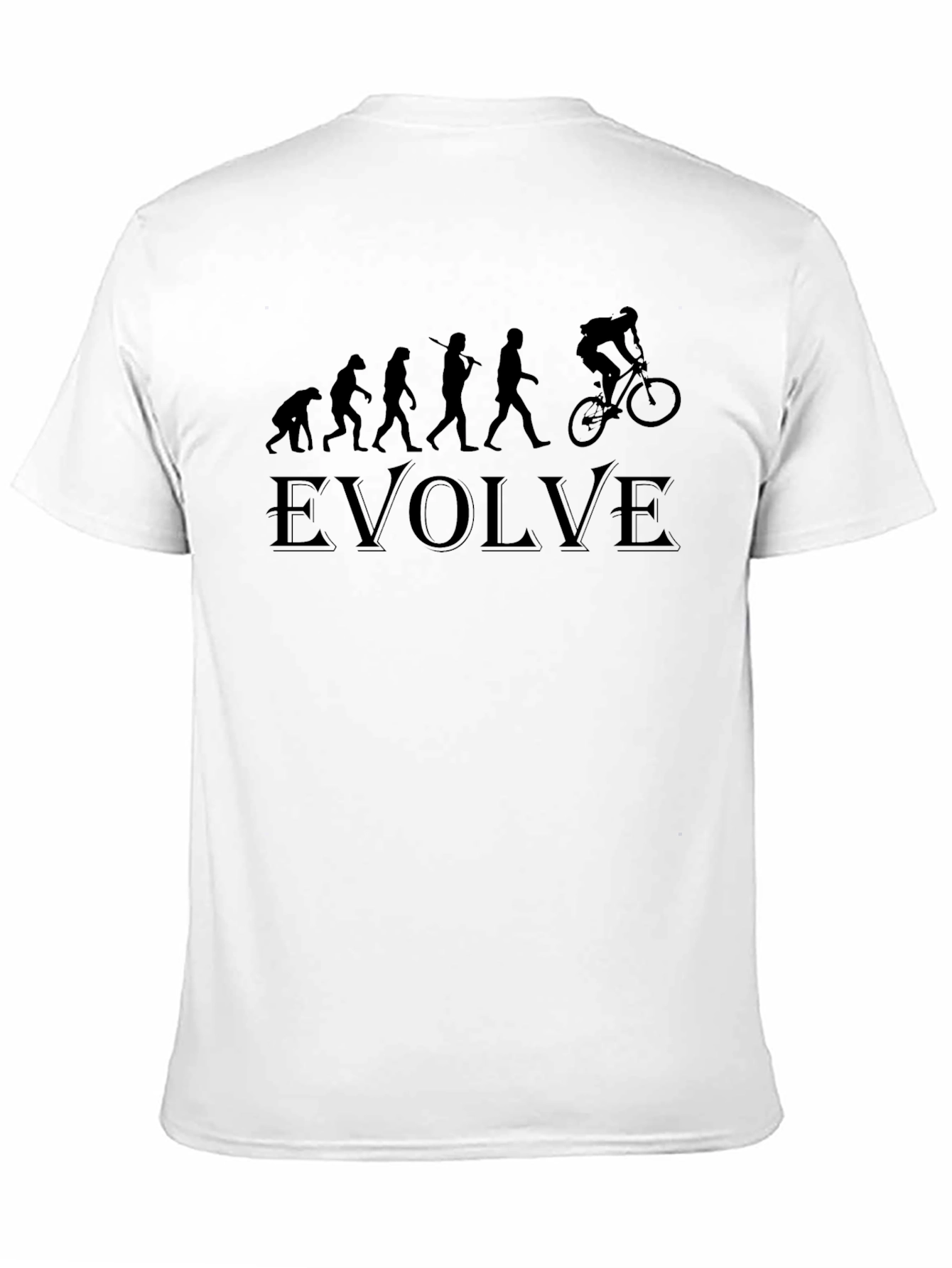 Evolve Biking T-Shirt - Human Evolution Design