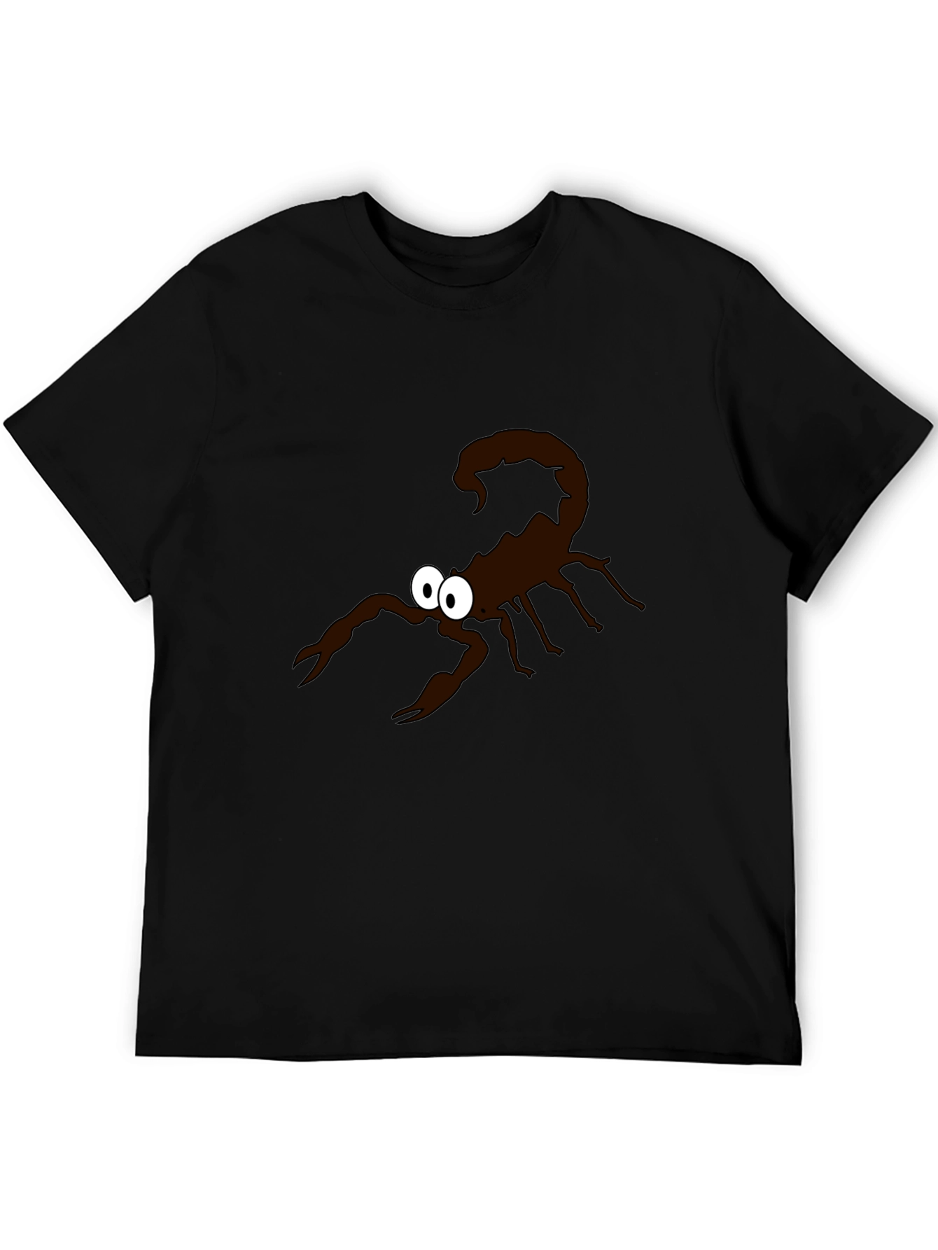 Funny Scorpion Graphic Tee - Mens Black T-Shirt