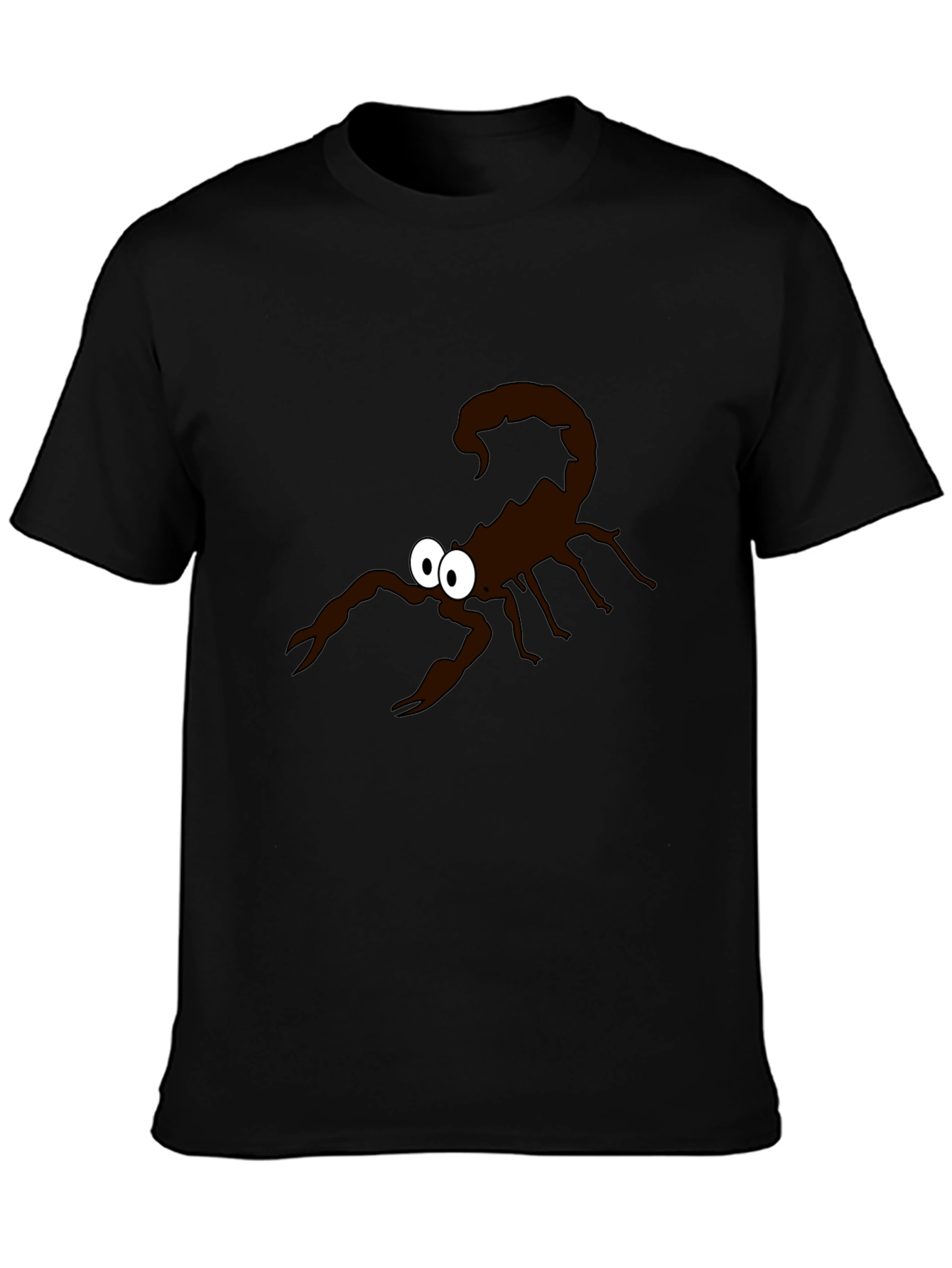 Funny Scorpion Graphic Tee - Mens Black T-Shirt