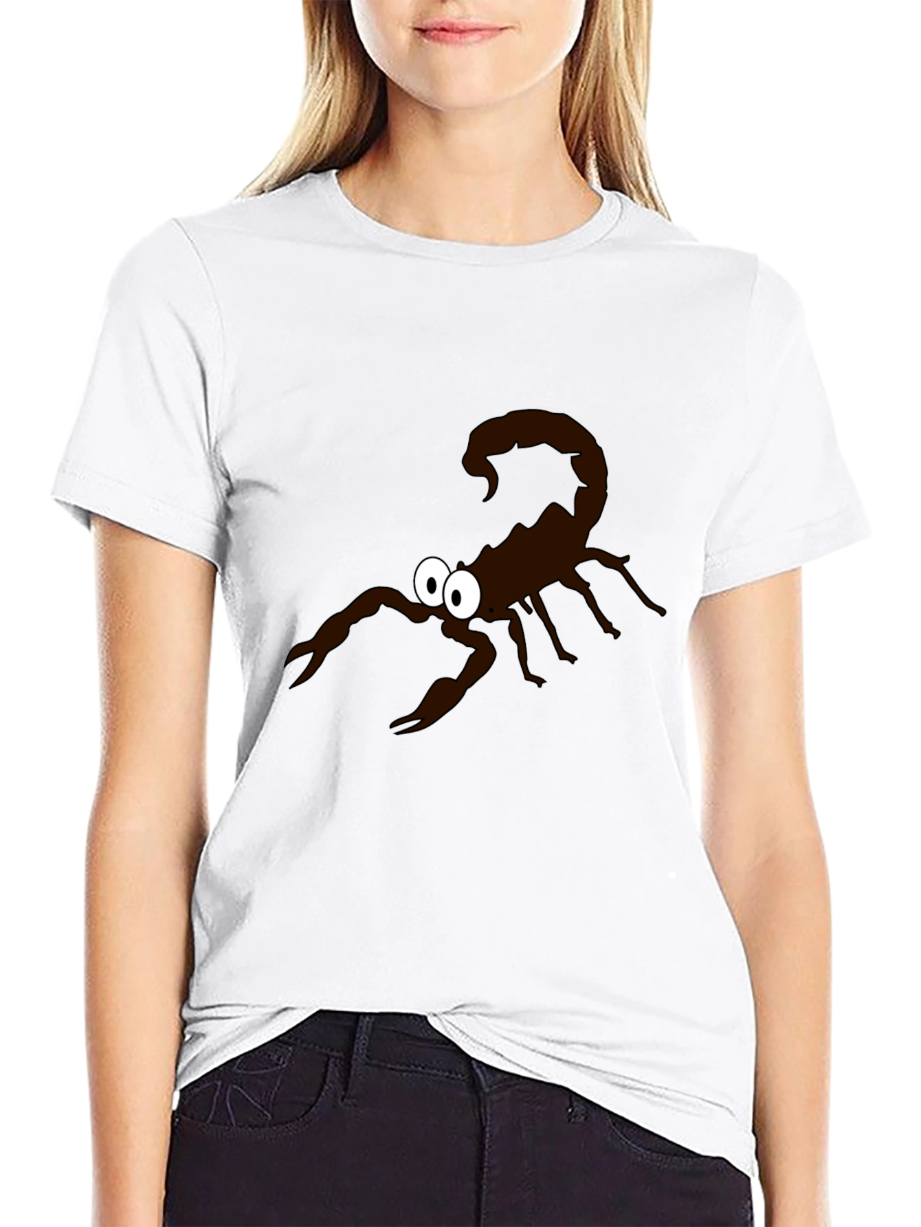 Funny Scorpion Graphic Tee - Mens Black T-Shirt