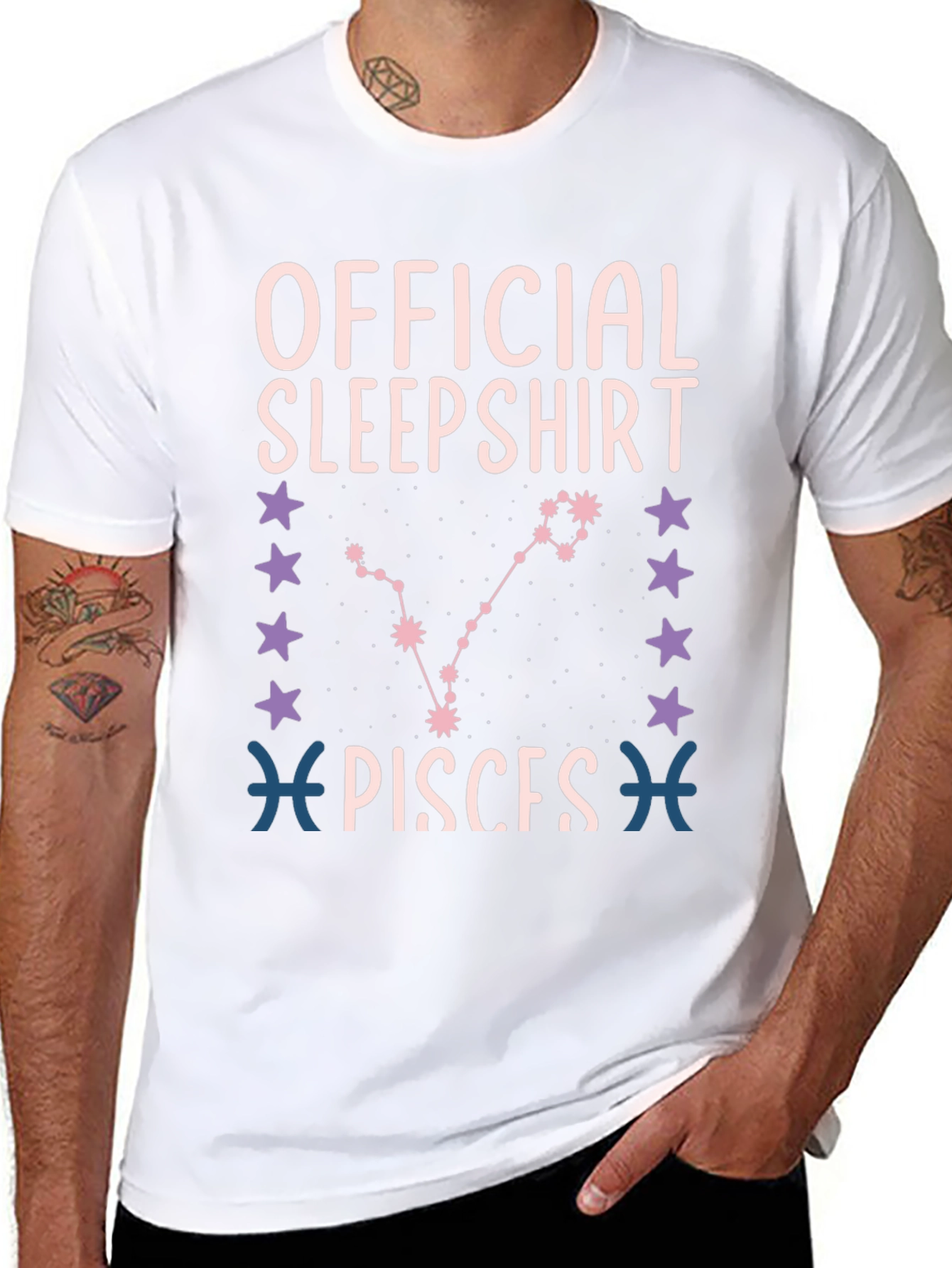 Official Pisces Sleepshirt - Zodiac Sign Tee
