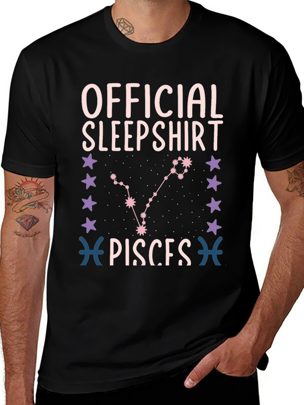 Official Pisces Sleepshirt - Zodiac Sign Tee