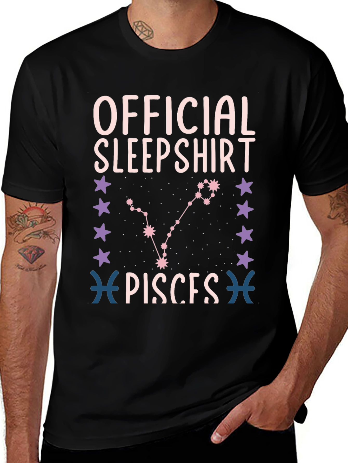 Official Pisces Sleepshirt - Zodiac Sign Tee