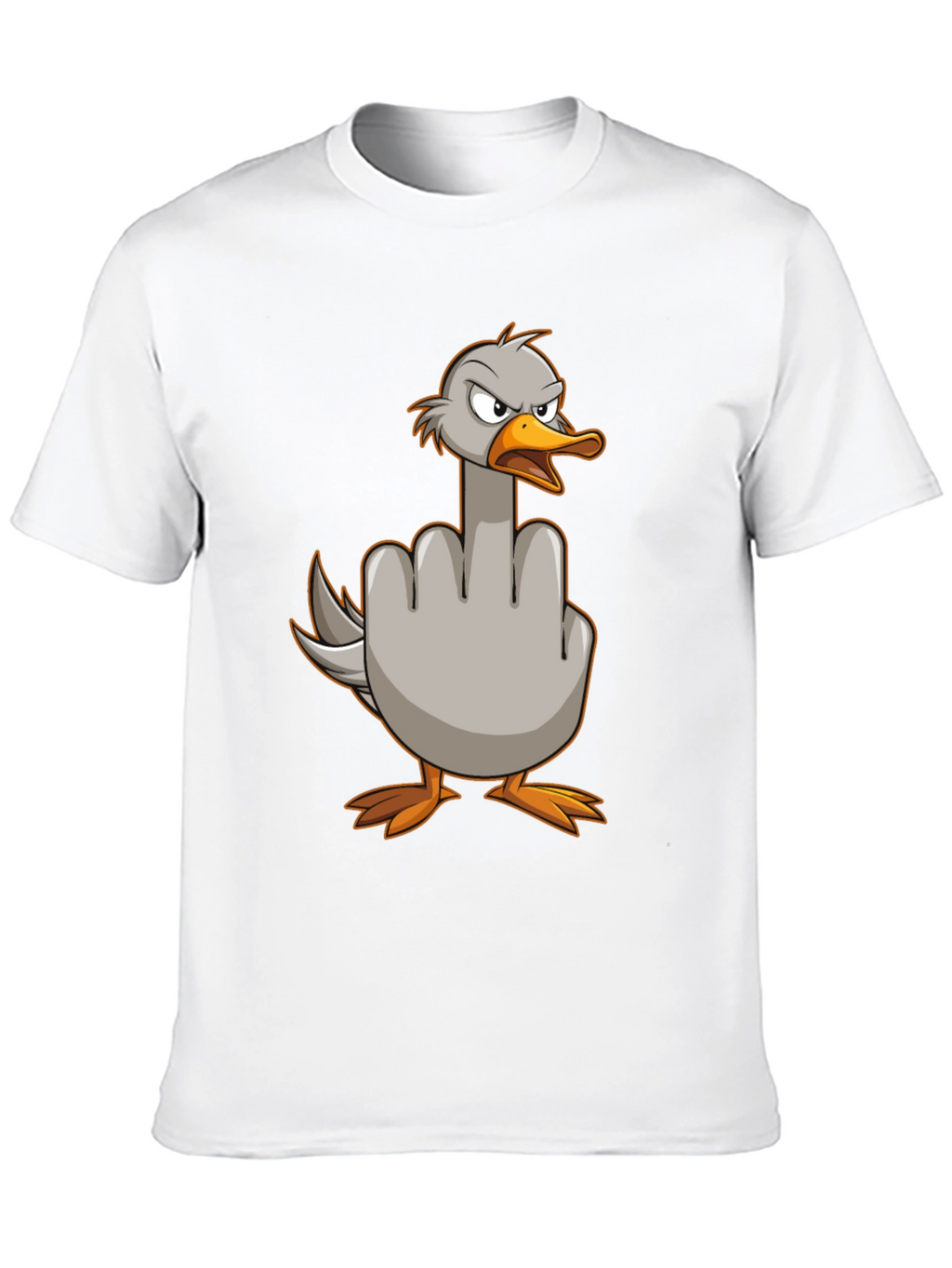 Duck Giving the Finger T-Shirt