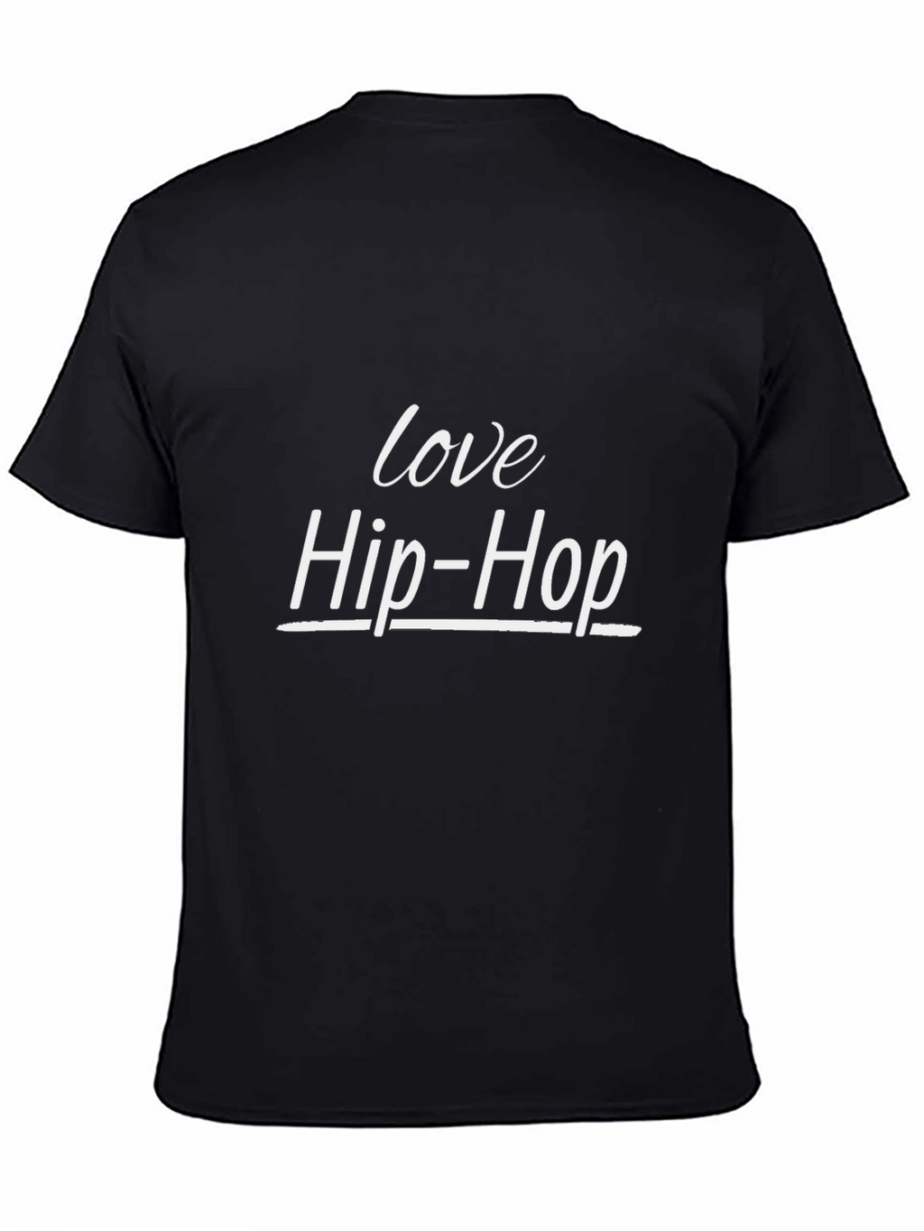 Love Hip-Hop Black Graphic T-Shirt