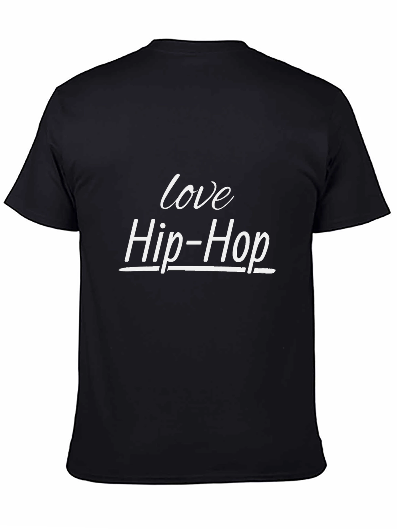 Love Hip-Hop Black Graphic T-Shirt
