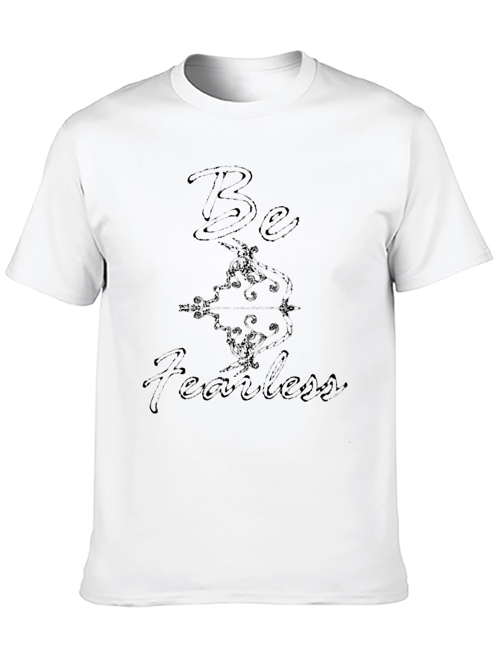 Be Fearless Graphic T-Shirt - Mens Black Tee