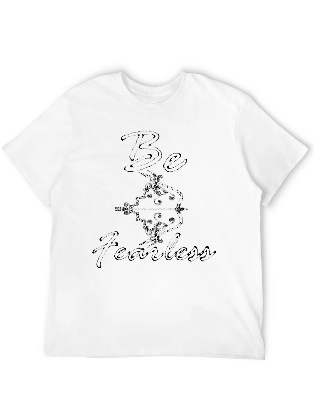 Be Fearless Graphic T-Shirt - Mens Black Tee