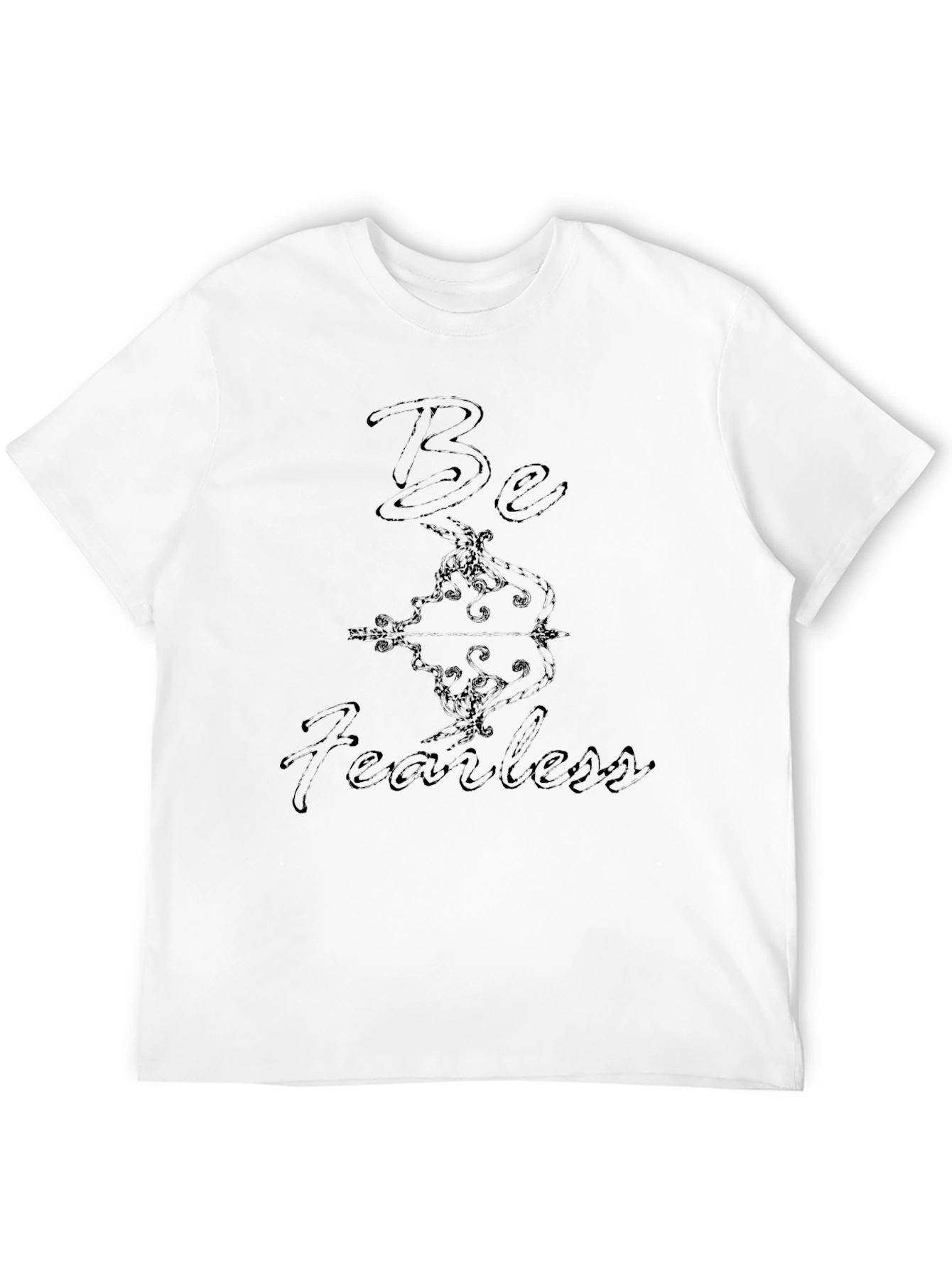 Be Fearless Graphic T-Shirt - Mens Black Tee