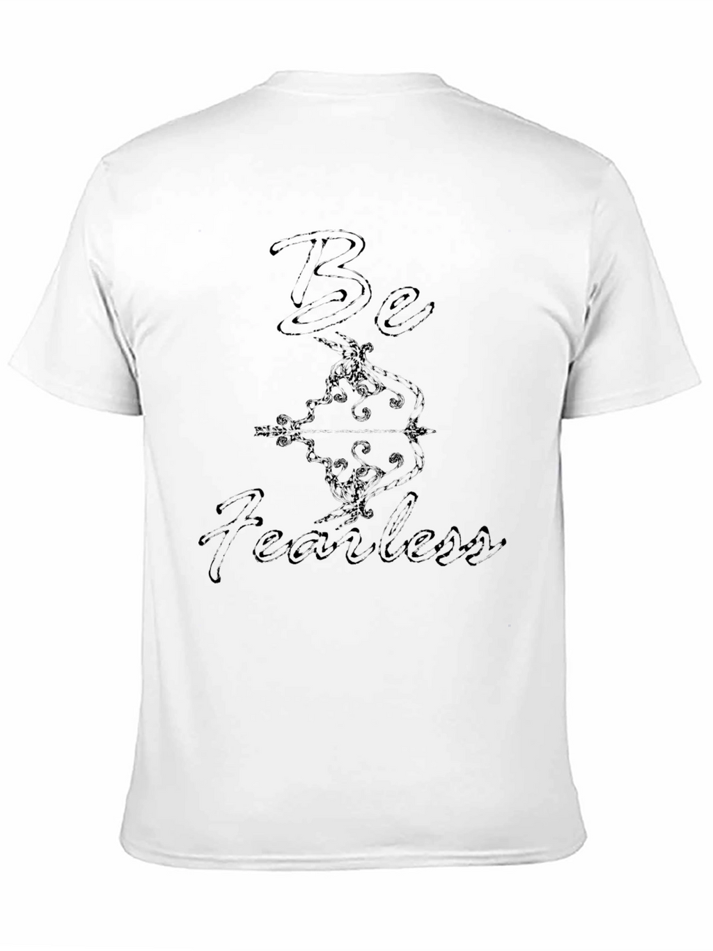 Be Fearless Graphic T-Shirt - Mens Black Tee