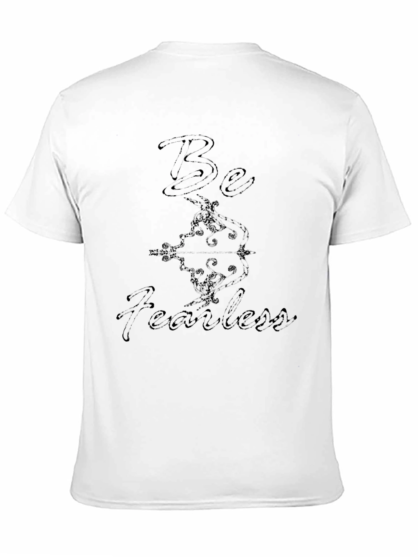 Be Fearless Graphic T-Shirt - Mens Black Tee